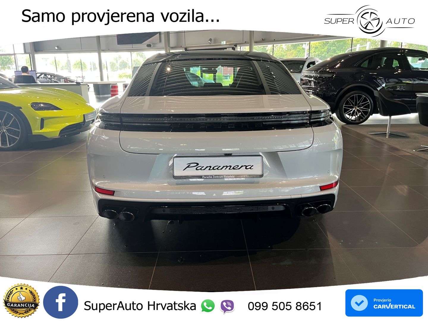 Porsche Panamera 4 2.9 V6 (470 KS) E-Hybrid PDK ACC+HEAD+4xGR SJED+360+PANO