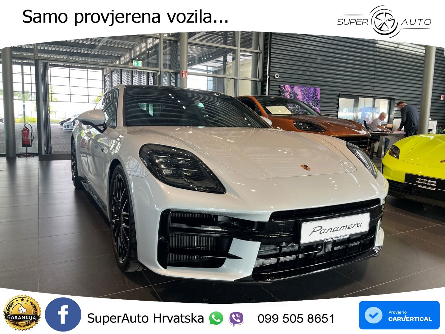 Porsche Panamera 4 2.9 V6 (470 KS) E-Hybrid PDK ACC+HEAD+4xGR SJED+360+PANO
