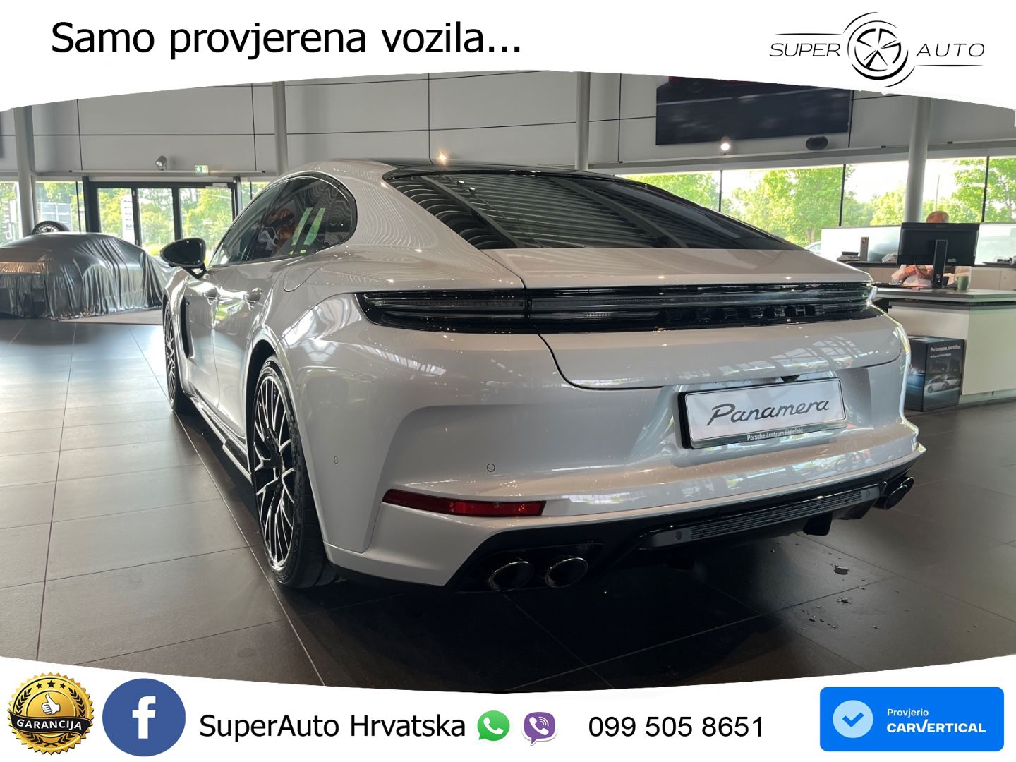 Porsche Panamera 4 2.9 V6 (470 KS) E-Hybrid PDK ACC+HEAD+4xGR SJED+360+PANO