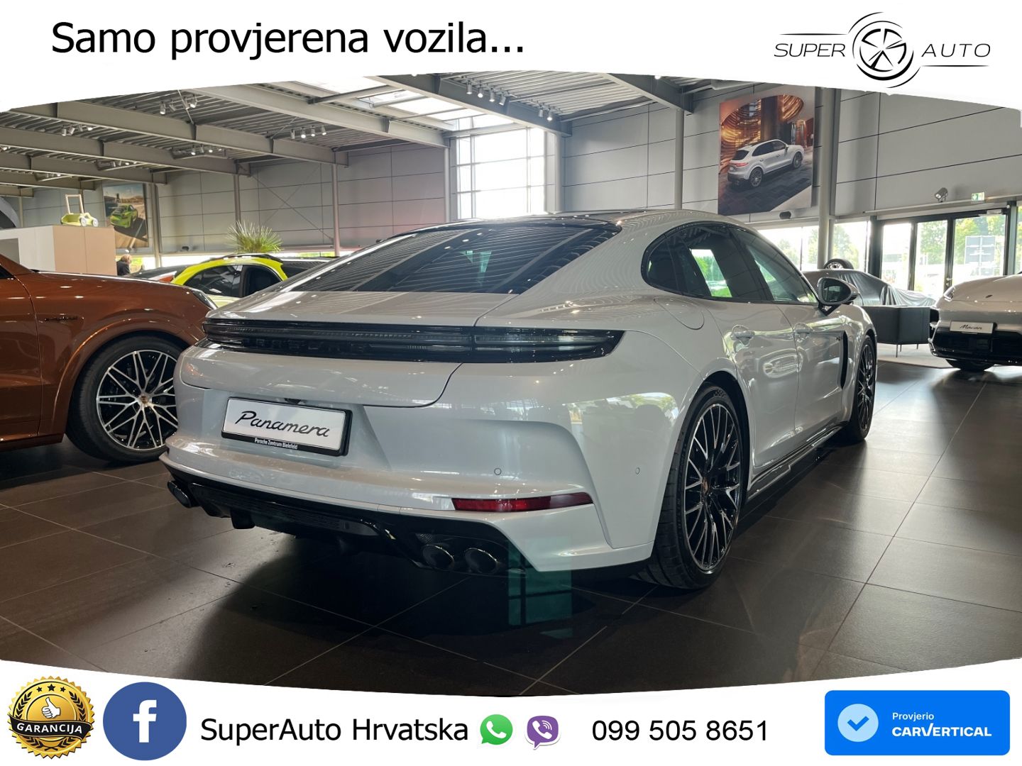 Porsche Panamera 4 2.9 V6 (470 KS) E-Hybrid PDK ACC+HEAD+4xGR SJED+360+PANO