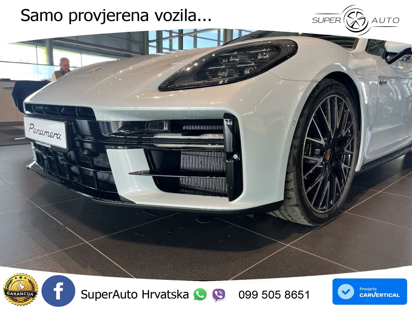 Porsche Panamera 4 2.9 V6 (470 KS) E-Hybrid PDK ACC+HEAD+4xGR SJED+360+PANO