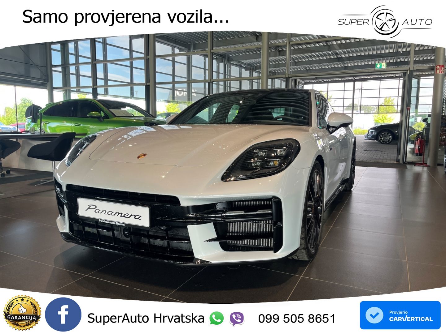 Porsche Panamera 4 2.9 V6 (470 KS) E-Hybrid PDK ACC+HEAD+4xGR SJED+360+PANO