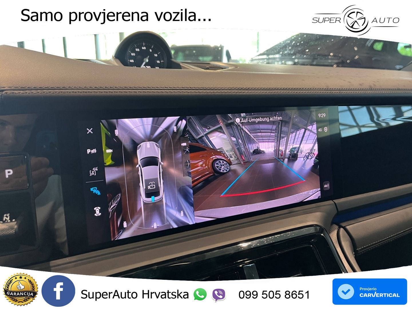 Porsche Panamera 4 2.9 V6 (470 KS) E-Hybrid PDK ACC+HEAD+4xGR SJED+360+PANO