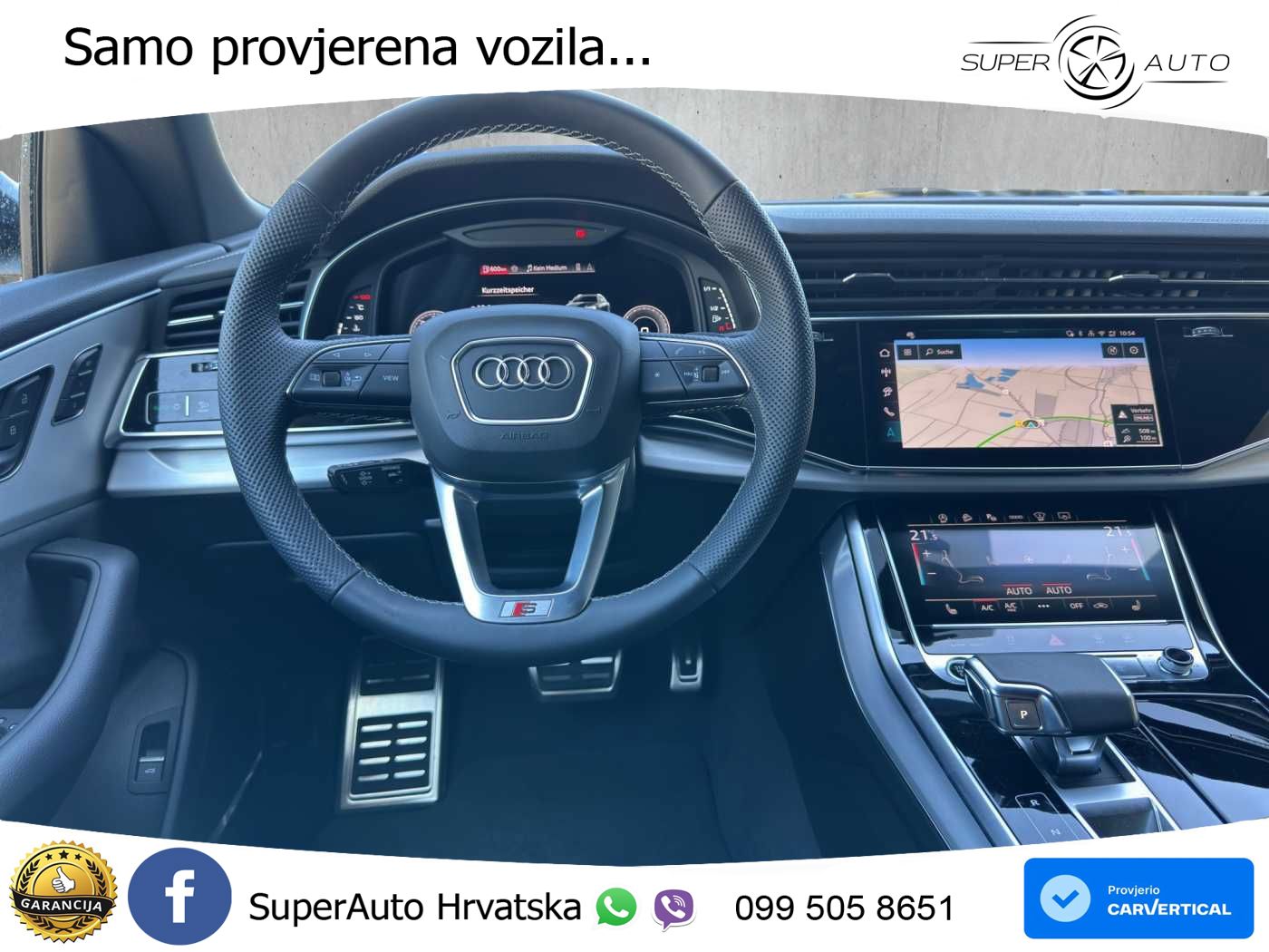 Audi Q8 50 TDI V6 (286 KS) quattro Tiptronic S line LED+GR SJED+ACC