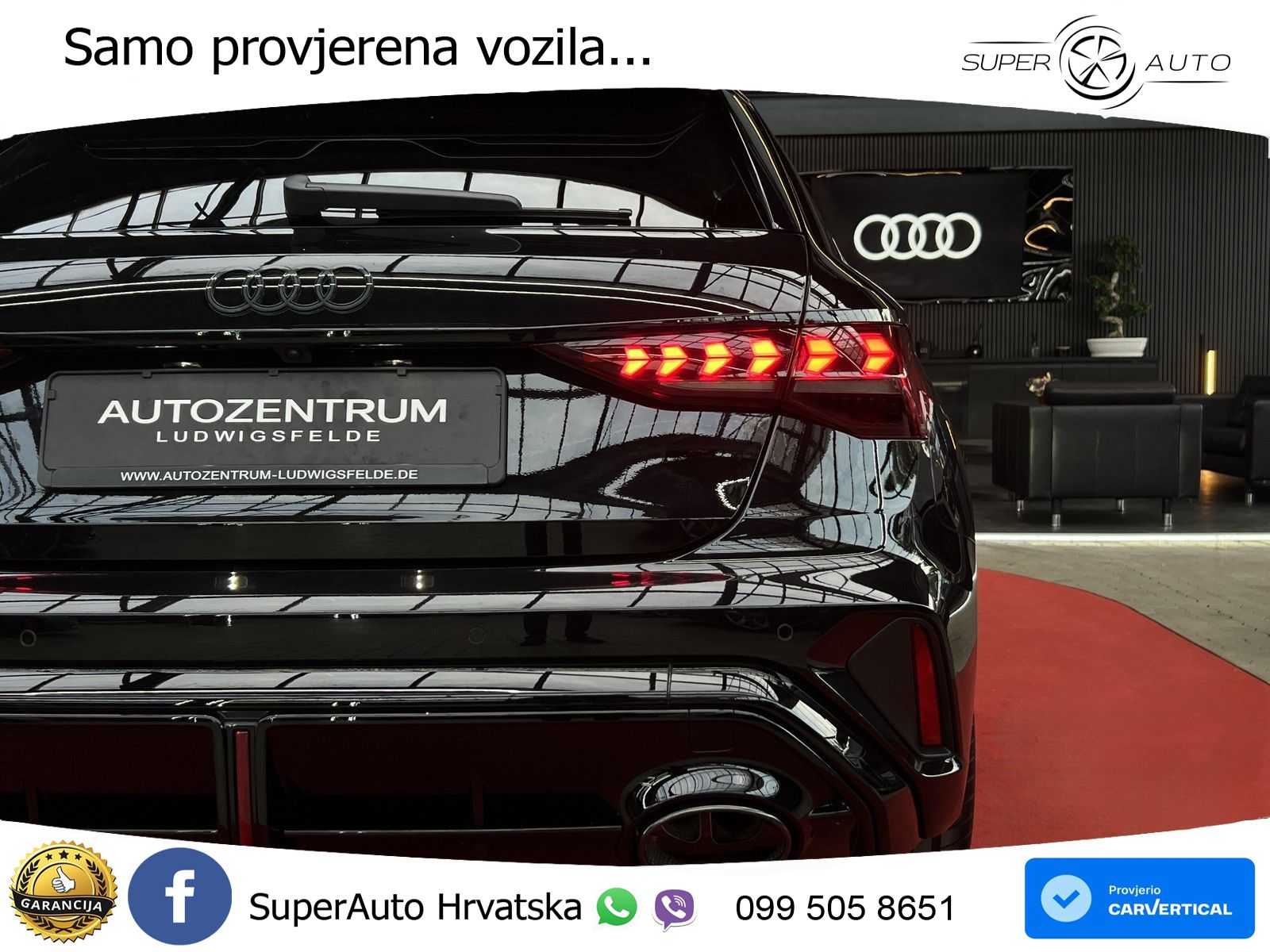 Audi RS3 Sportback 2.5 TFSI (400 KS) quattro S tronic LED+ACC