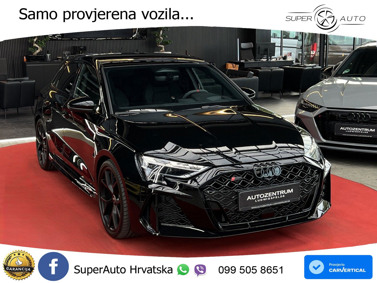 Audi RS3 Sportback 2.5 TFSI (400 KS) quattro S tronic LED+ACC