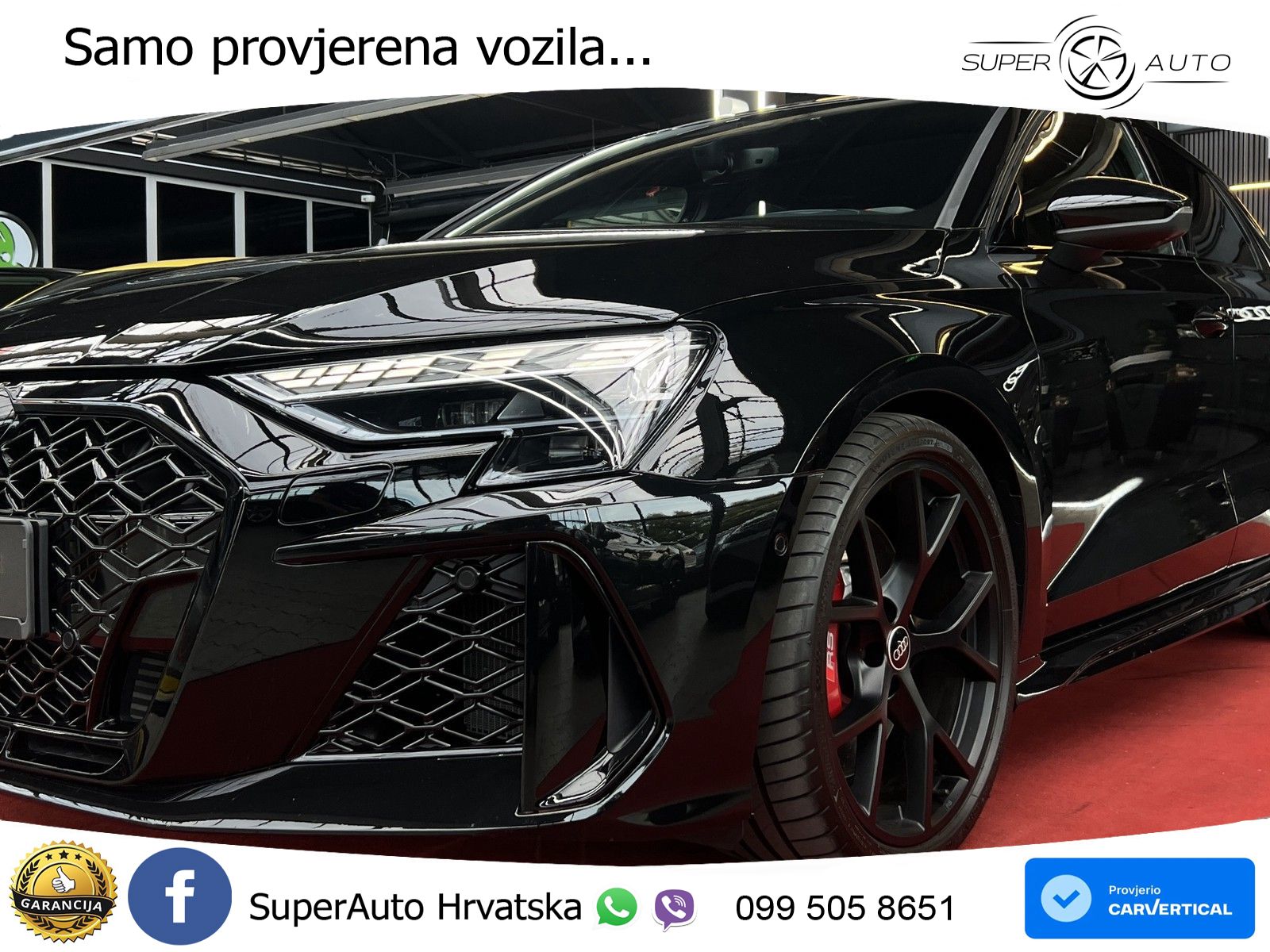 Audi RS3 Sportback 2.5 TFSI (400 KS) quattro S tronic LED+ACC