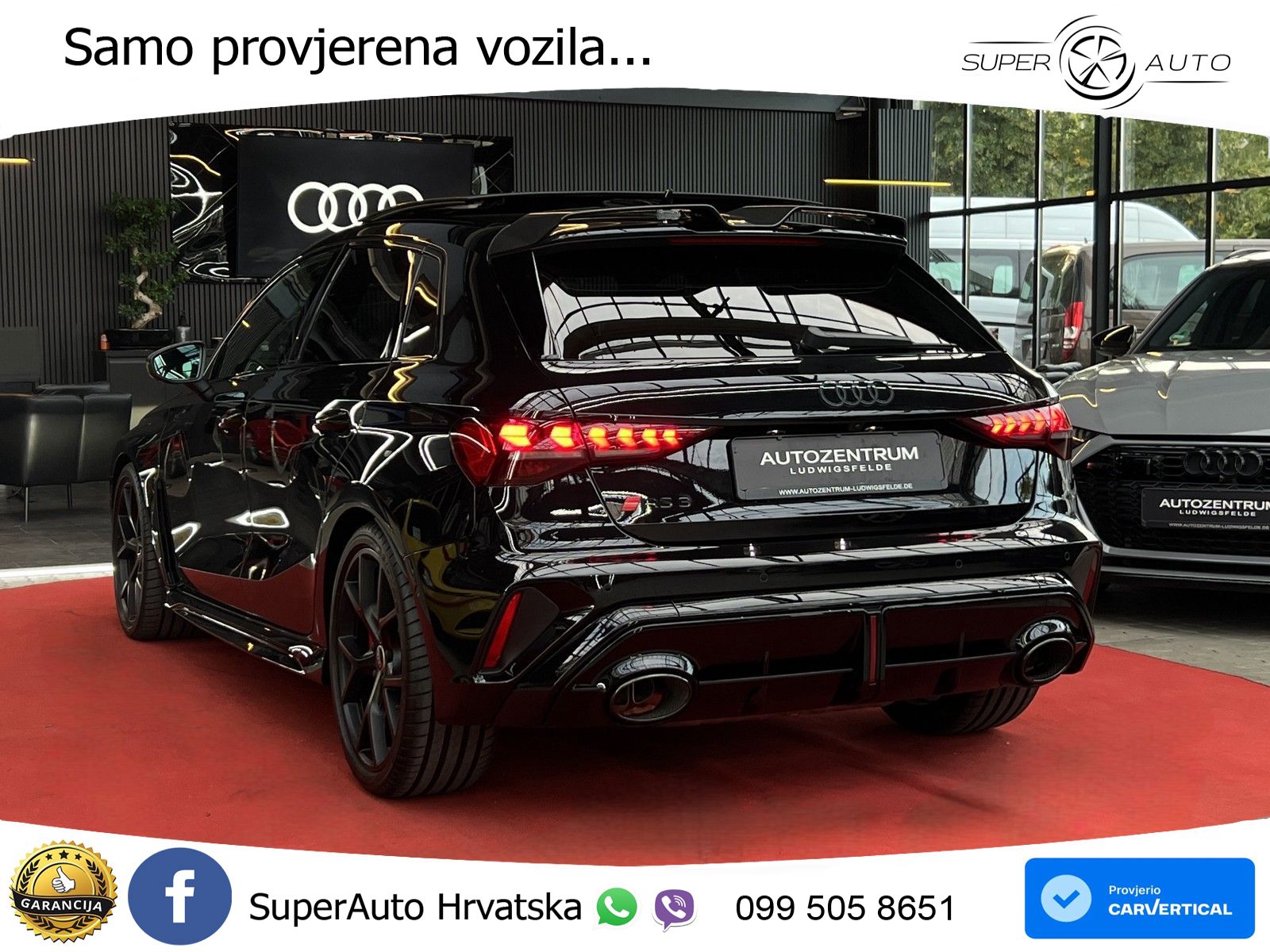 Audi RS3 Sportback 2.5 TFSI (400 KS) quattro S tronic LED+ACC