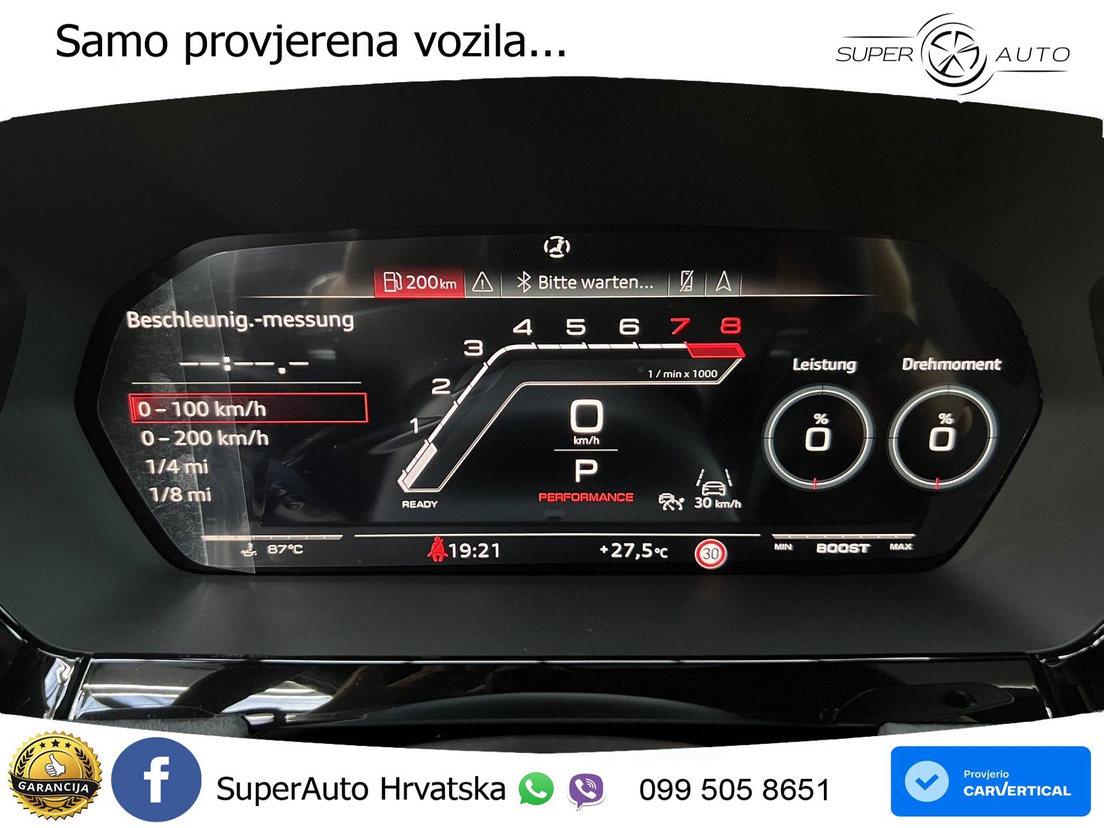 Audi RS3 Sportback 2.5 TFSI (400 KS) quattro S tronic LED+ACC
