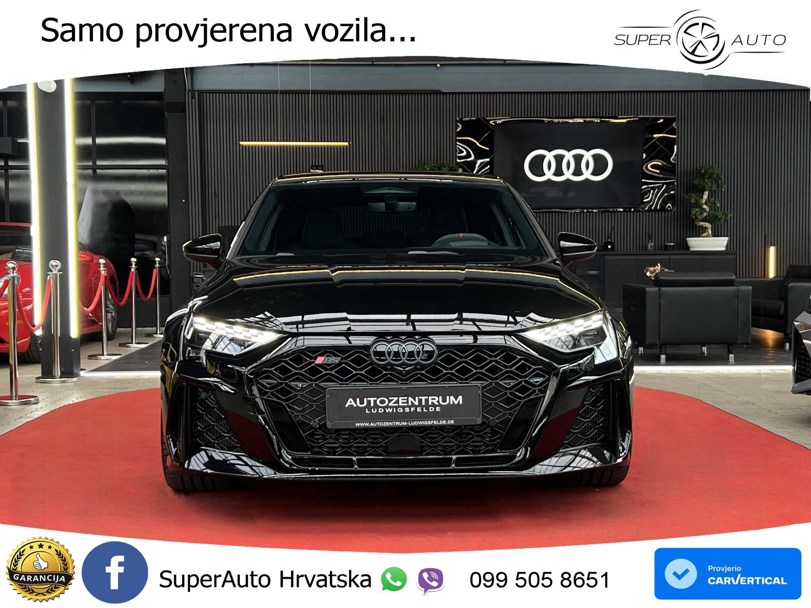 Audi RS3 Sportback 2.5 TFSI (400 KS) quattro S tronic LED+ACC