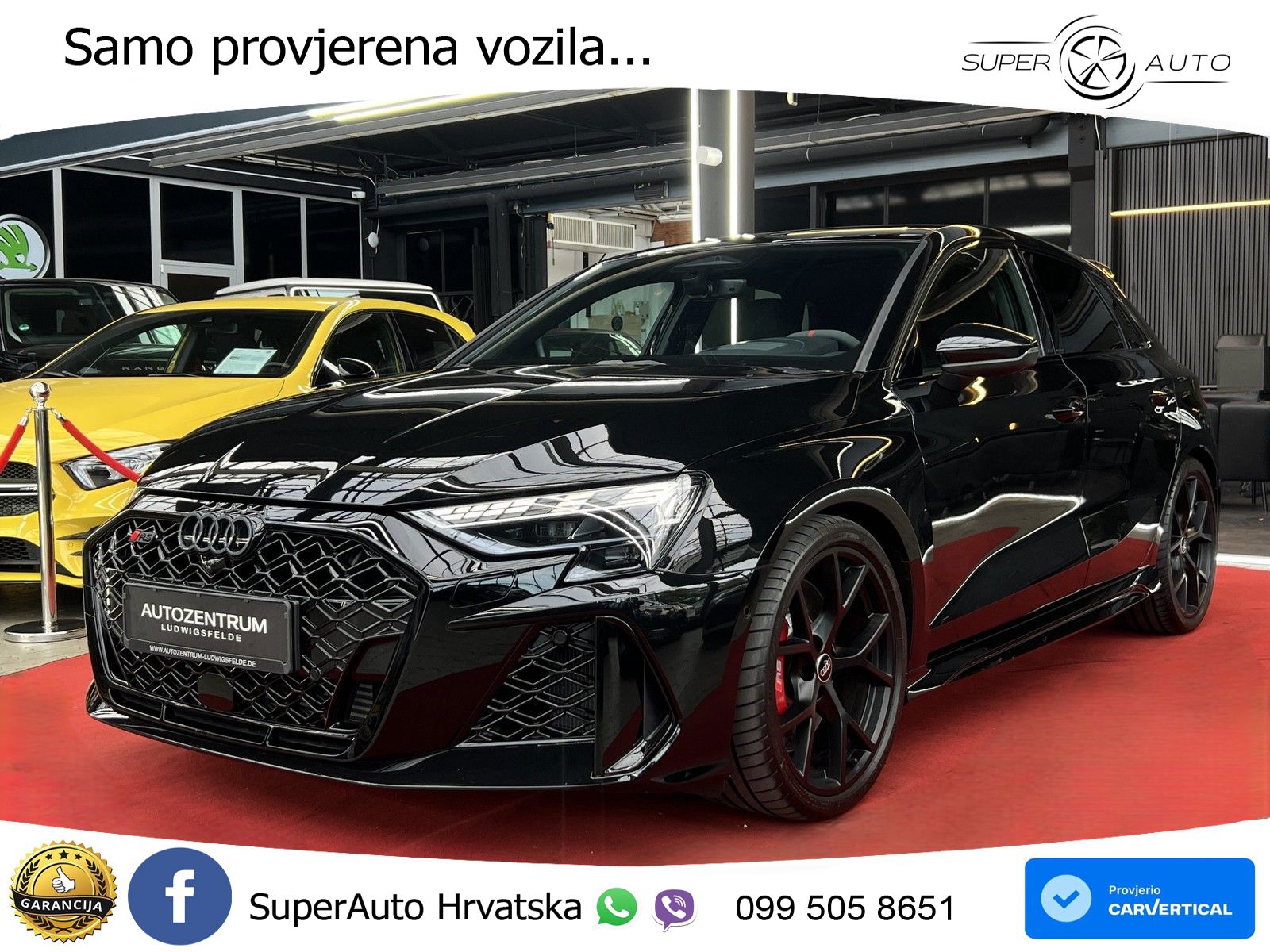 Audi RS3 Sportback 2.5 TFSI (400 KS) quattro S tronic LED+ACC