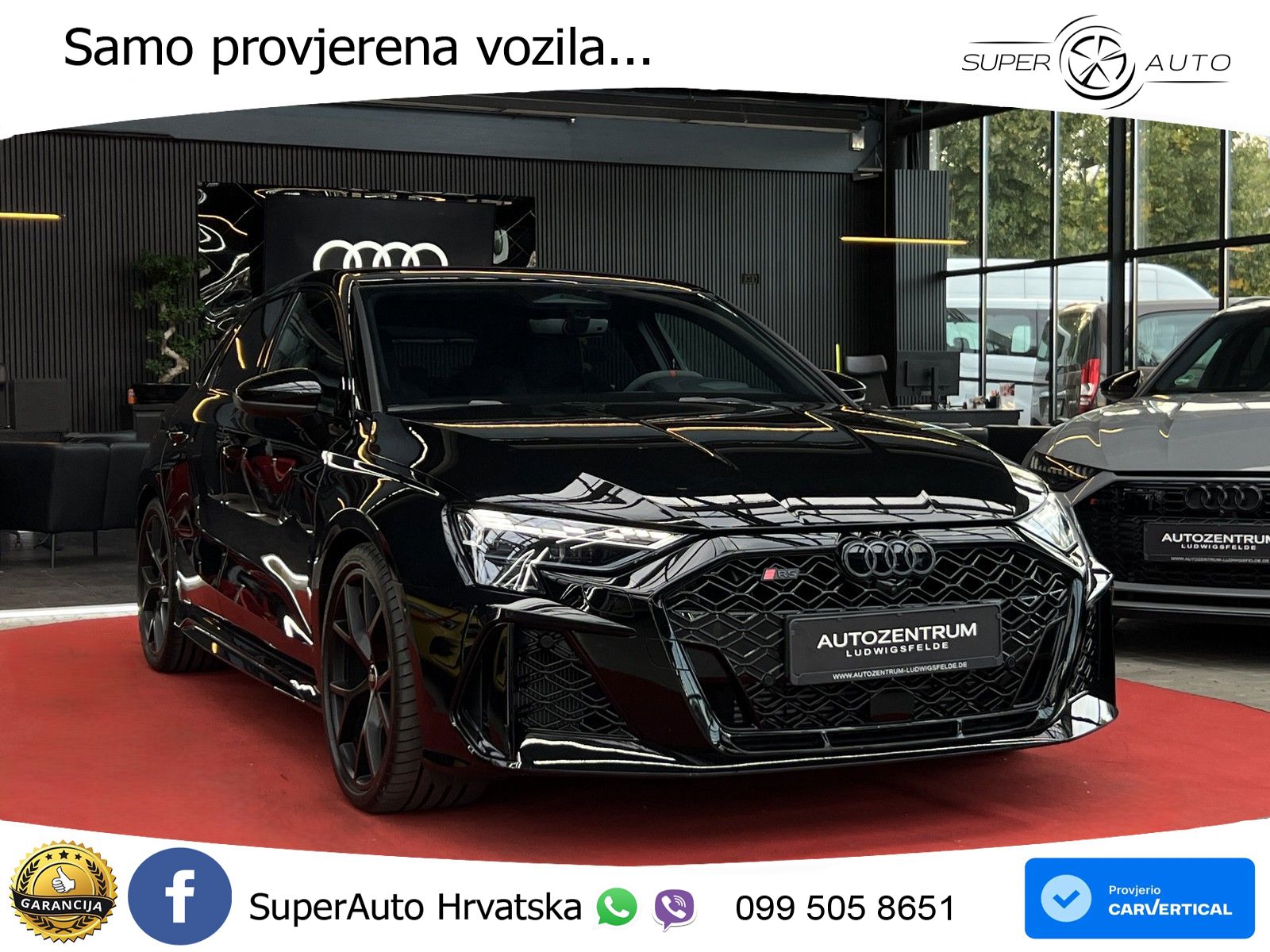 Audi RS3 Sportback 2.5 TFSI (400 KS) quattro S tronic LED+ACC