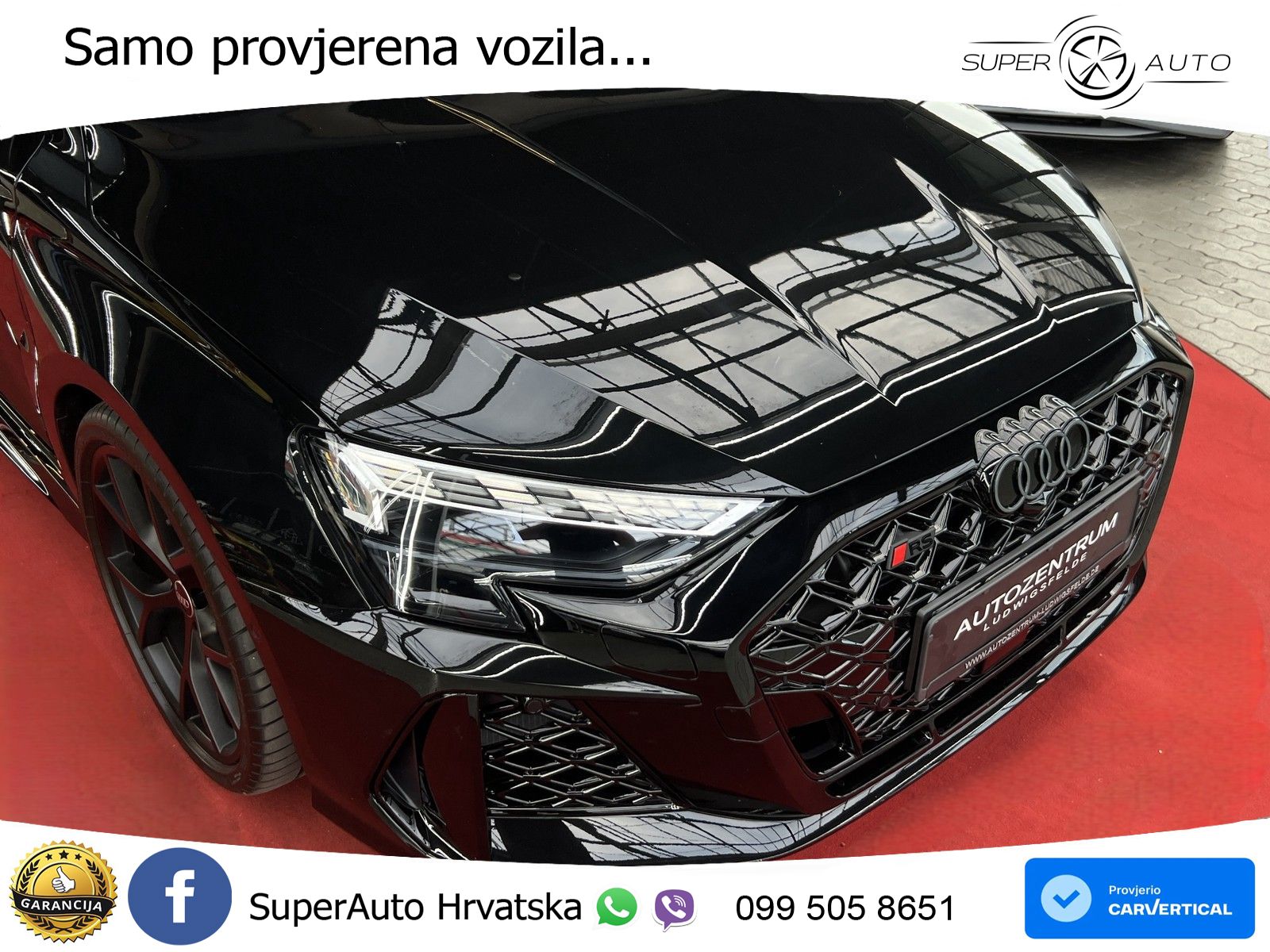 Audi RS3 Sportback 2.5 TFSI (400 KS) quattro S tronic LED+ACC