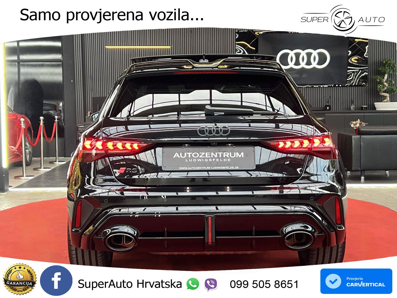 Audi RS3 Sportback 2.5 TFSI (400 KS) quattro S tronic LED+ACC