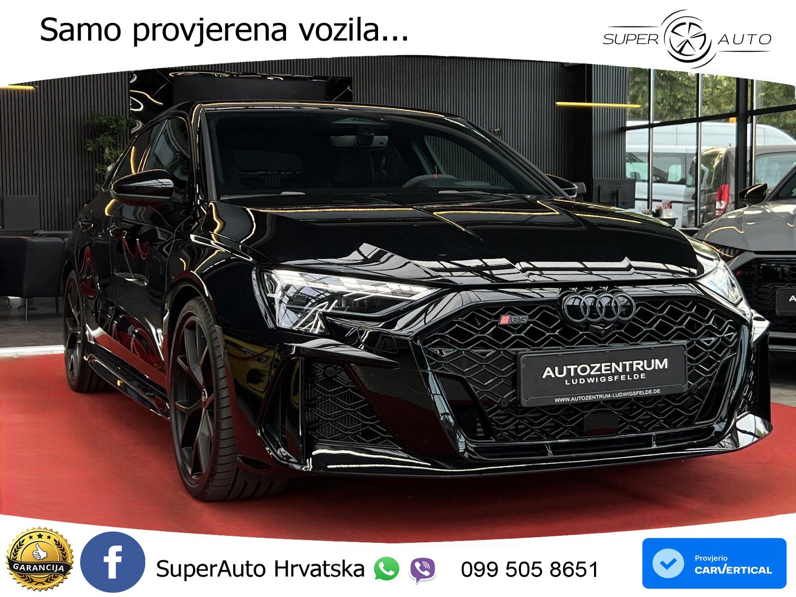 Audi RS3 Sportback 2.5 TFSI (400 KS) quattro S tronic LED+ACC