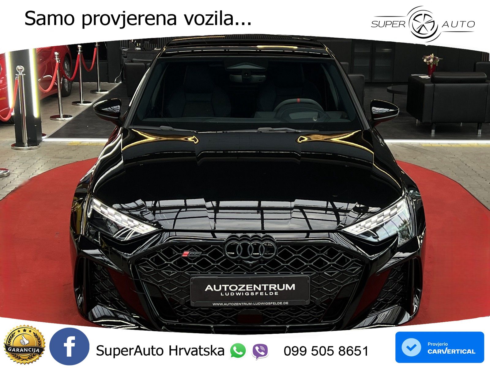 Audi RS3 Sportback 2.5 TFSI (400 KS) quattro S tronic LED+ACC