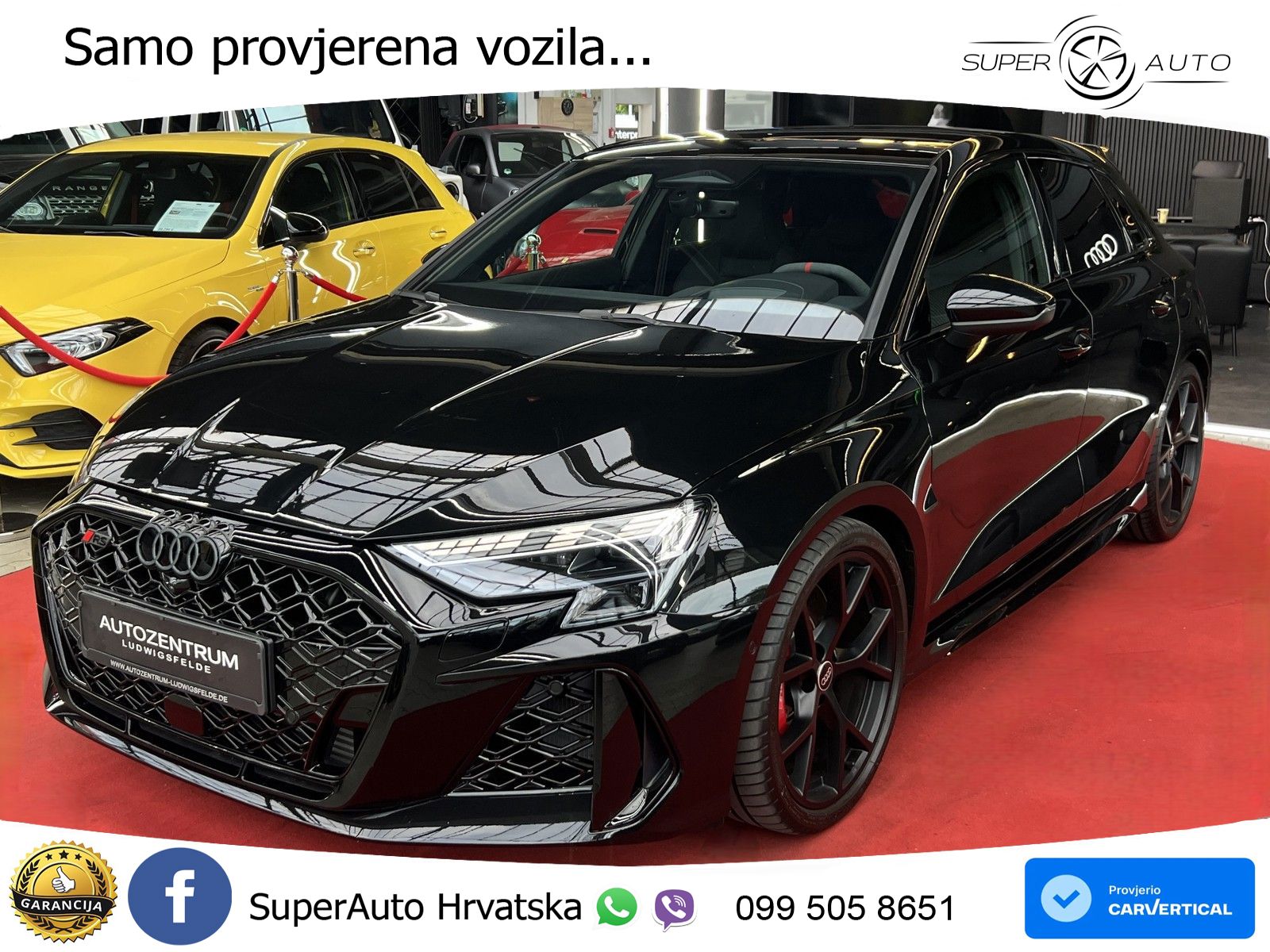 Audi RS3 Sportback 2.5 TFSI (400 KS) quattro S tronic LED+ACC