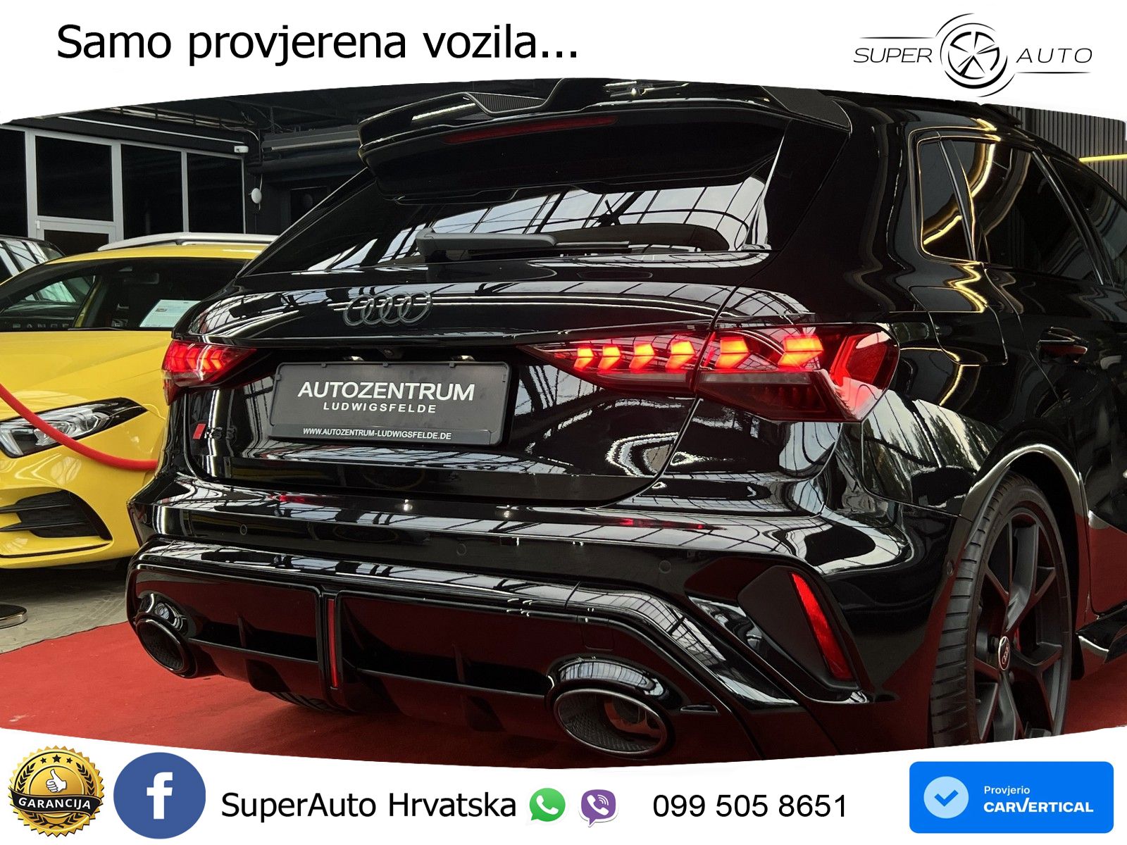 Audi RS3 Sportback 2.5 TFSI (400 KS) quattro S tronic LED+ACC