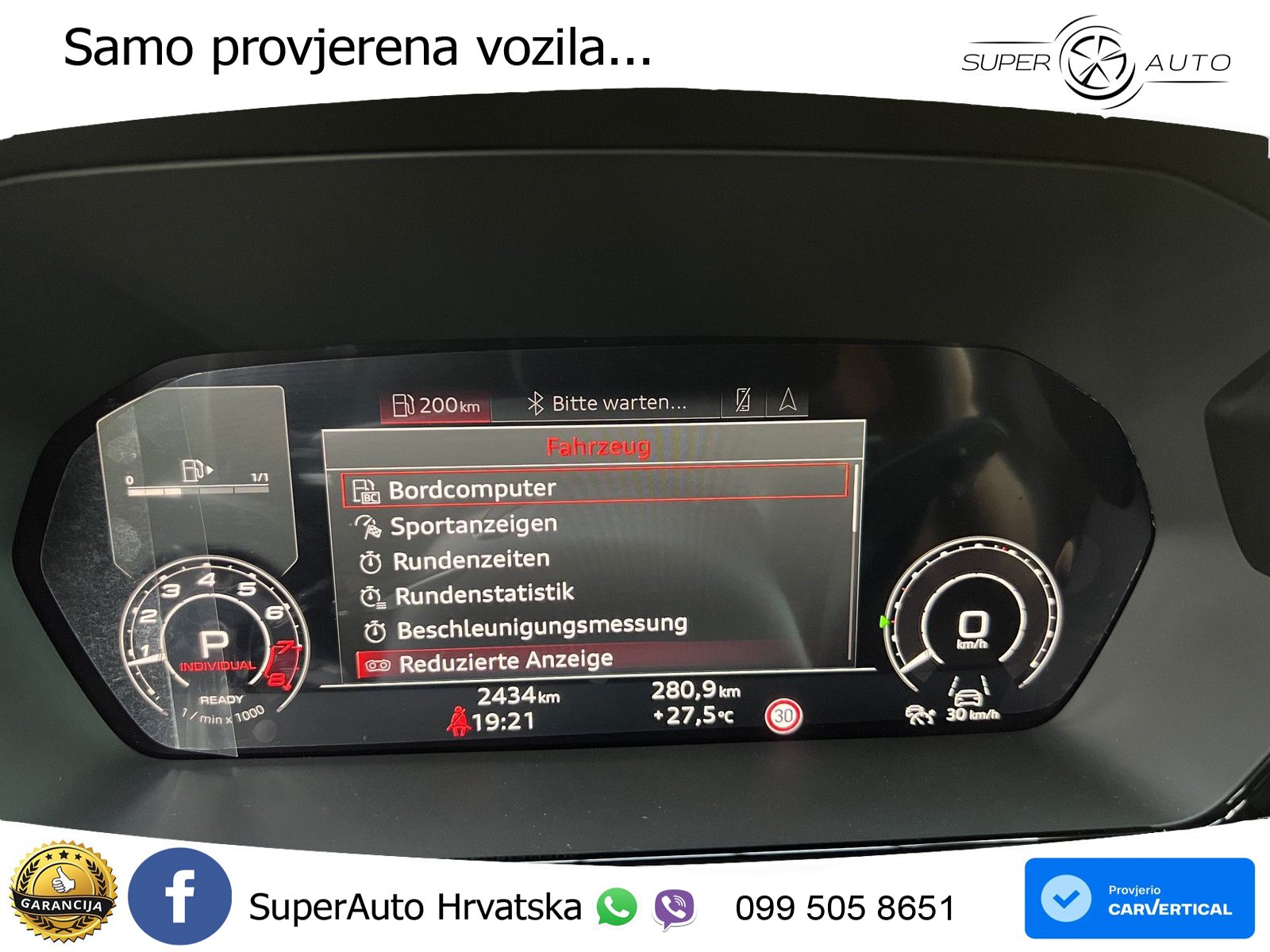 Audi RS3 Sportback 2.5 TFSI (400 KS) quattro S tronic LED+ACC