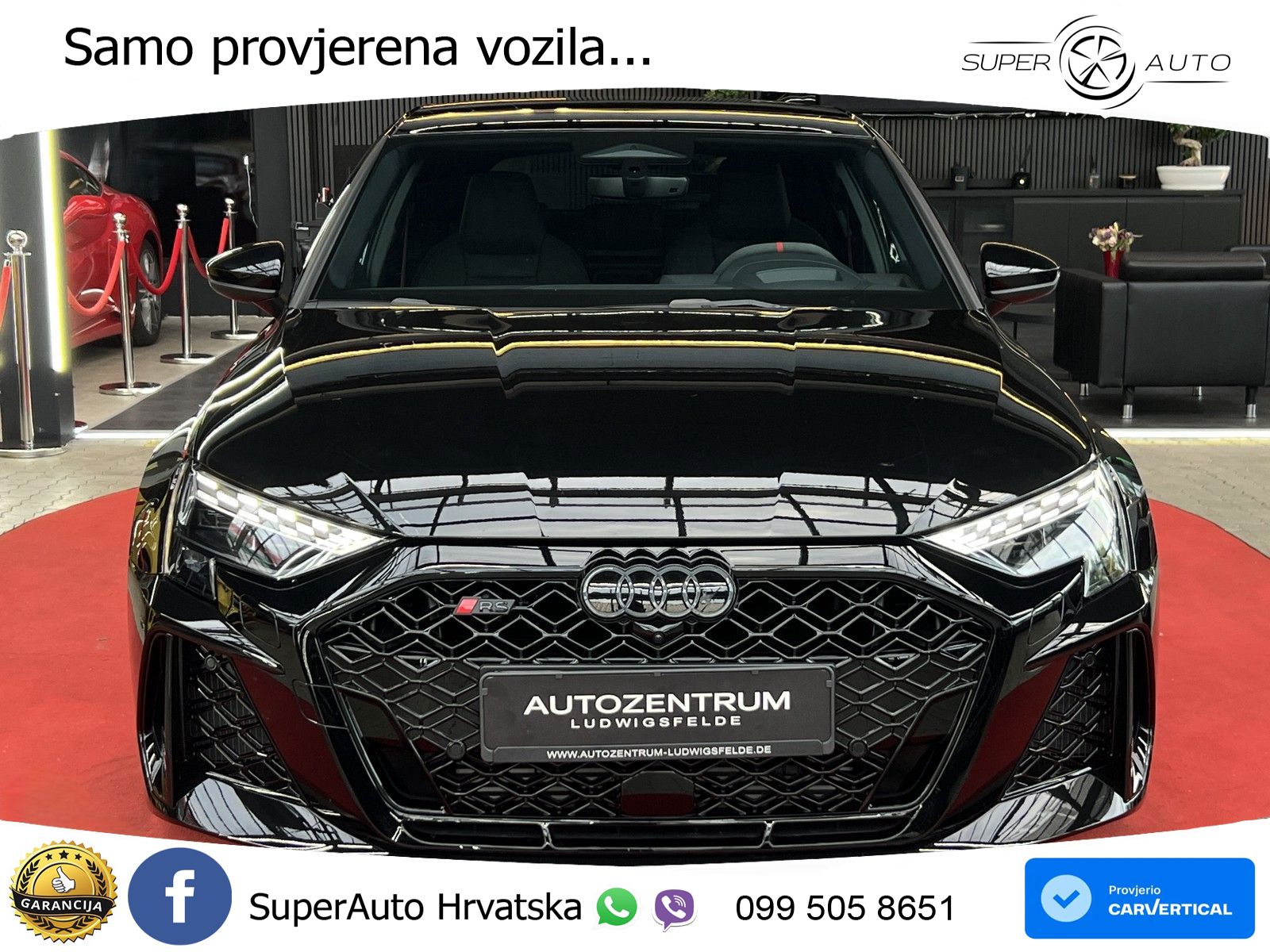 Audi RS3 Sportback 2.5 TFSI (400 KS) quattro S tronic LED+ACC