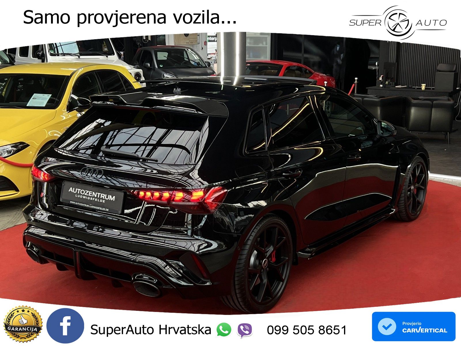 Audi RS3 Sportback 2.5 TFSI (400 KS) quattro S tronic LED+ACC