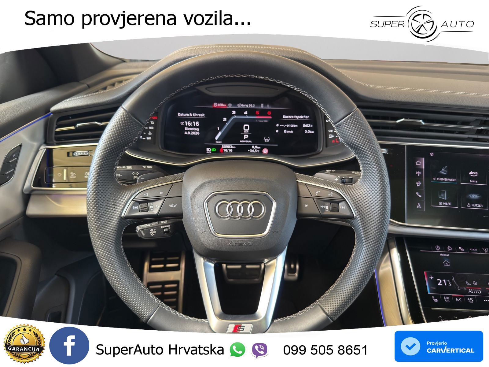 Audi Q8 50 TDI V6 (286 KS) quattro Tiptronic