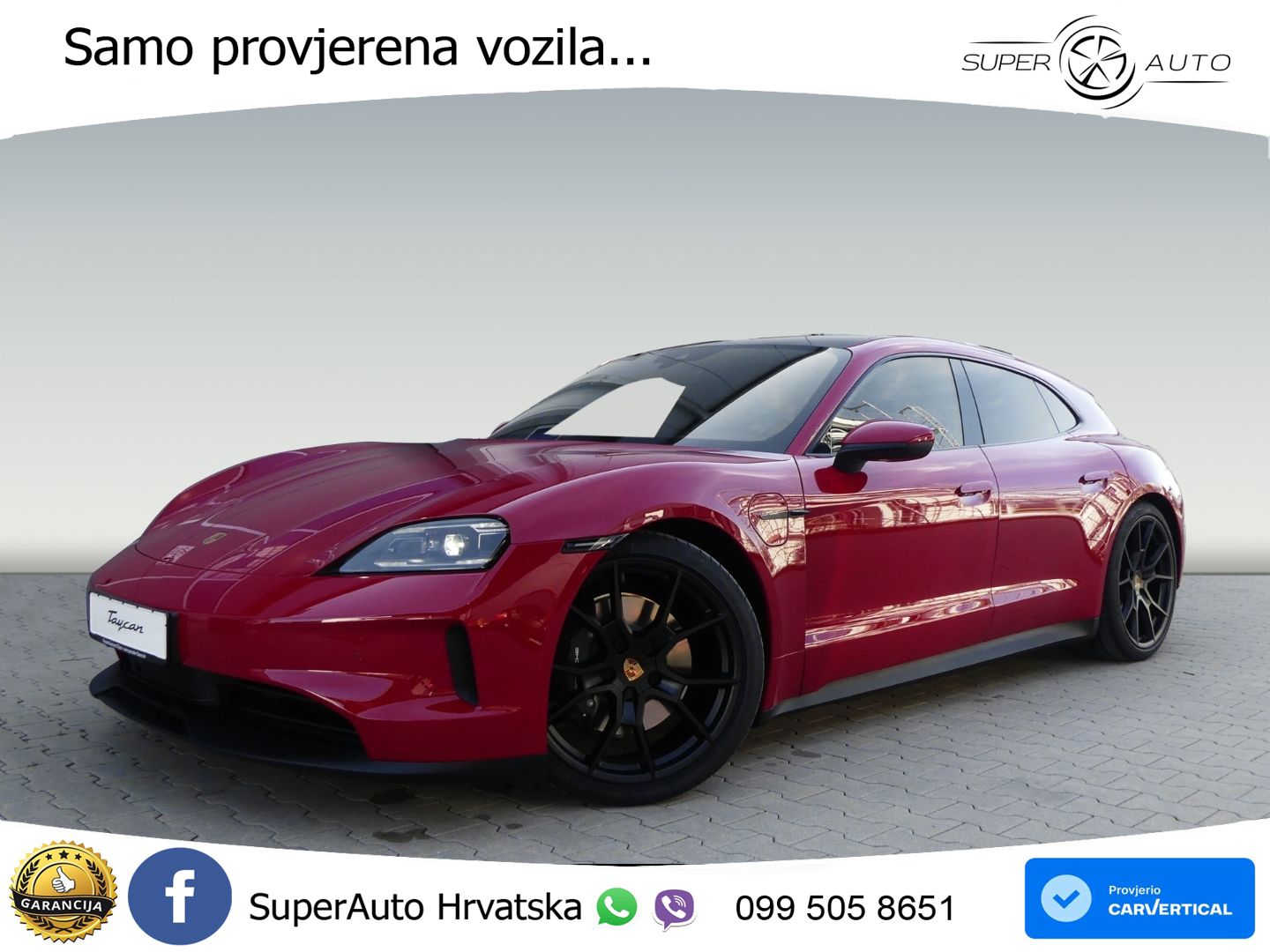 Porsche Taycan Sport Turismo 105 kWh (435 KS)