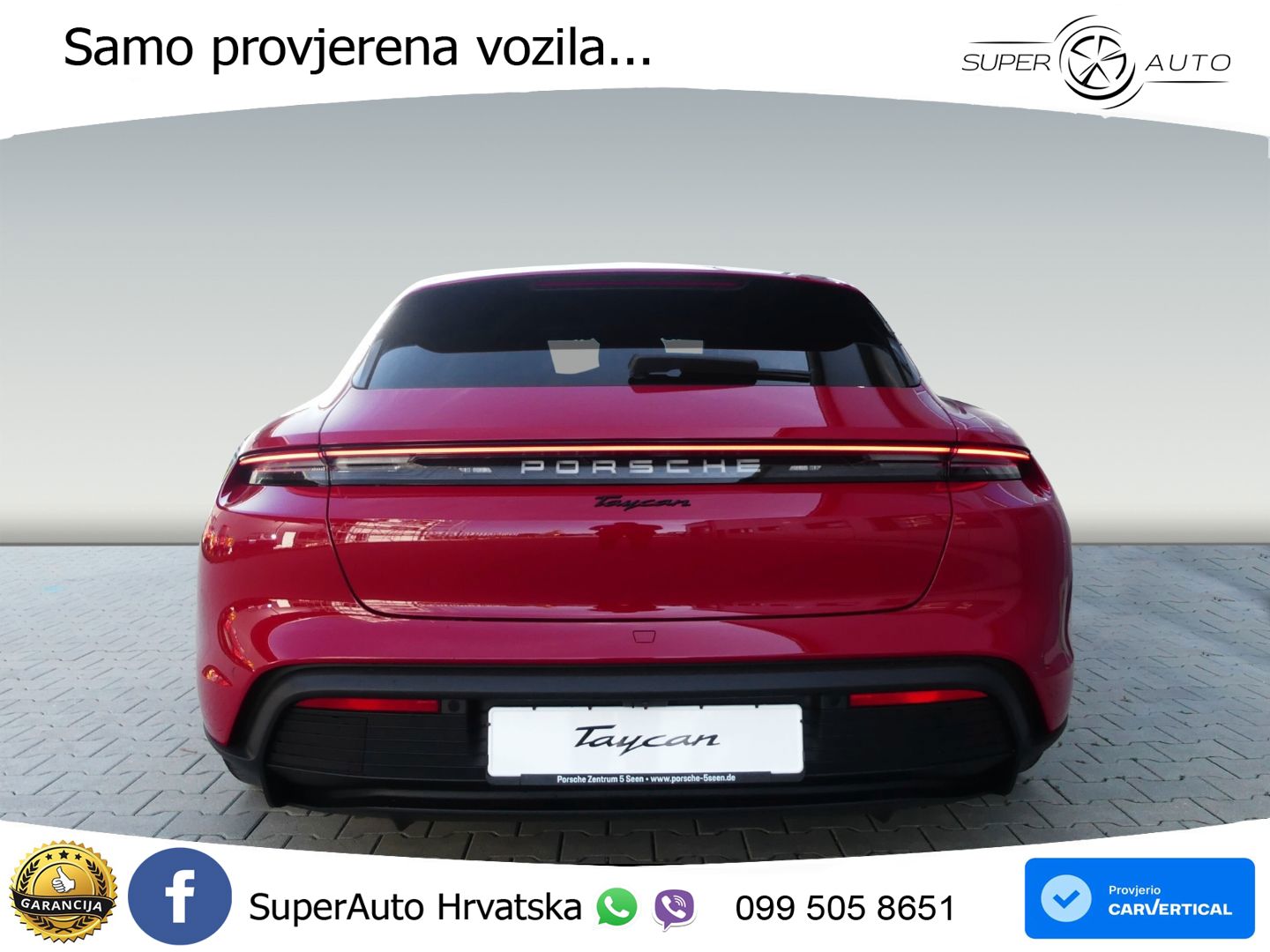 Porsche Taycan Sport Turismo 105 kWh (435 KS)