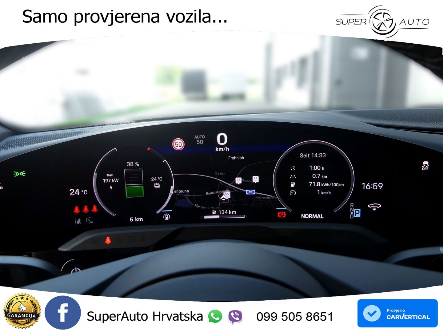Porsche Taycan Sport Turismo 105 kWh (435 KS)