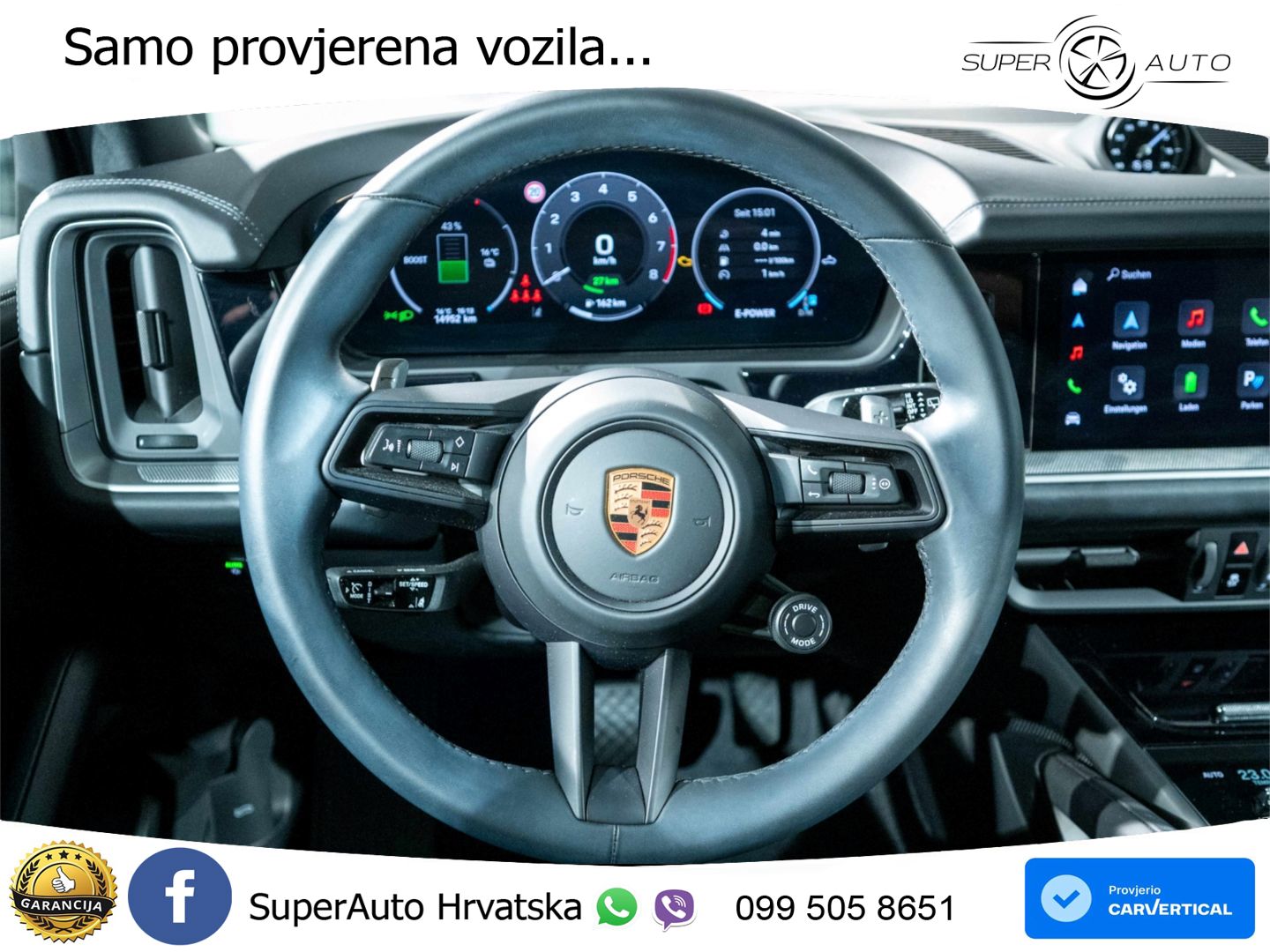 Porsche Cayenne 3.0 V6 (470 KS) E-Hybrid Tiptronic S