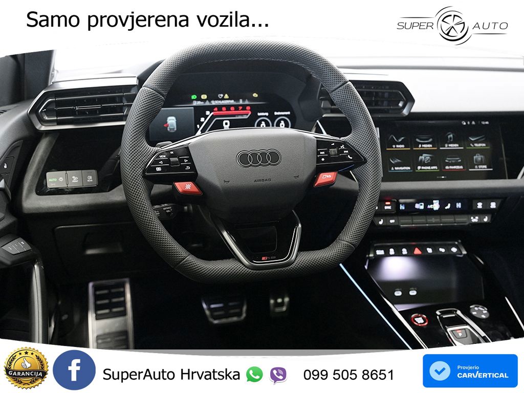 Audi RS3 Sportback 2.5 TFSI (400 KS) quattro S tronic LED+GR SJED+ACC