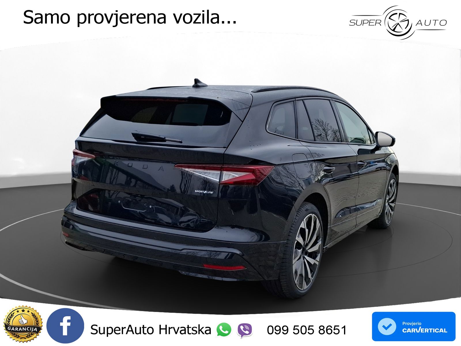 Škoda Enyaq 85 82 kWh (286 KS) SportLine