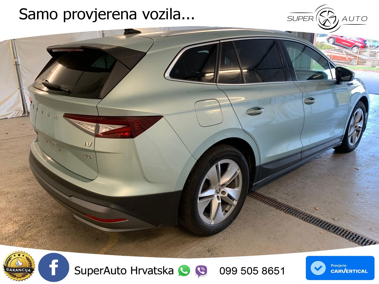 Škoda Enyaq iV 80x 82 kWh (265 KS) AWD Suite LED+GR SJED+ACC