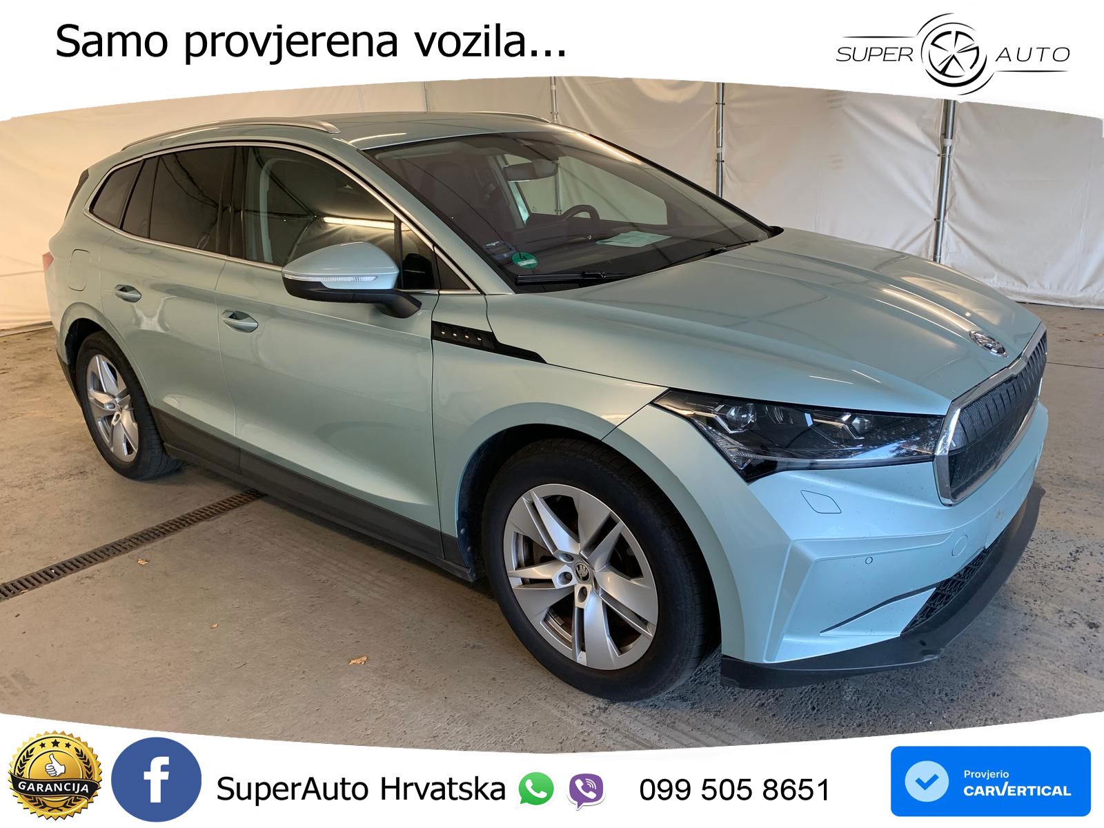 Škoda Enyaq iV 80x 82 kWh (265 KS) AWD Suite LED+GR SJED+ACC