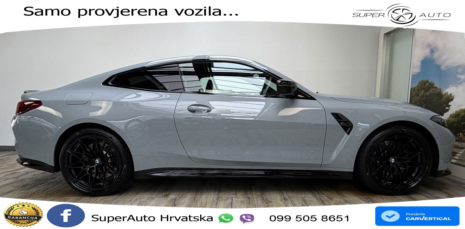 BMW M4 Competition 3.0 (530 KS) xDrive Steptronic LED+GR SJED+ACC