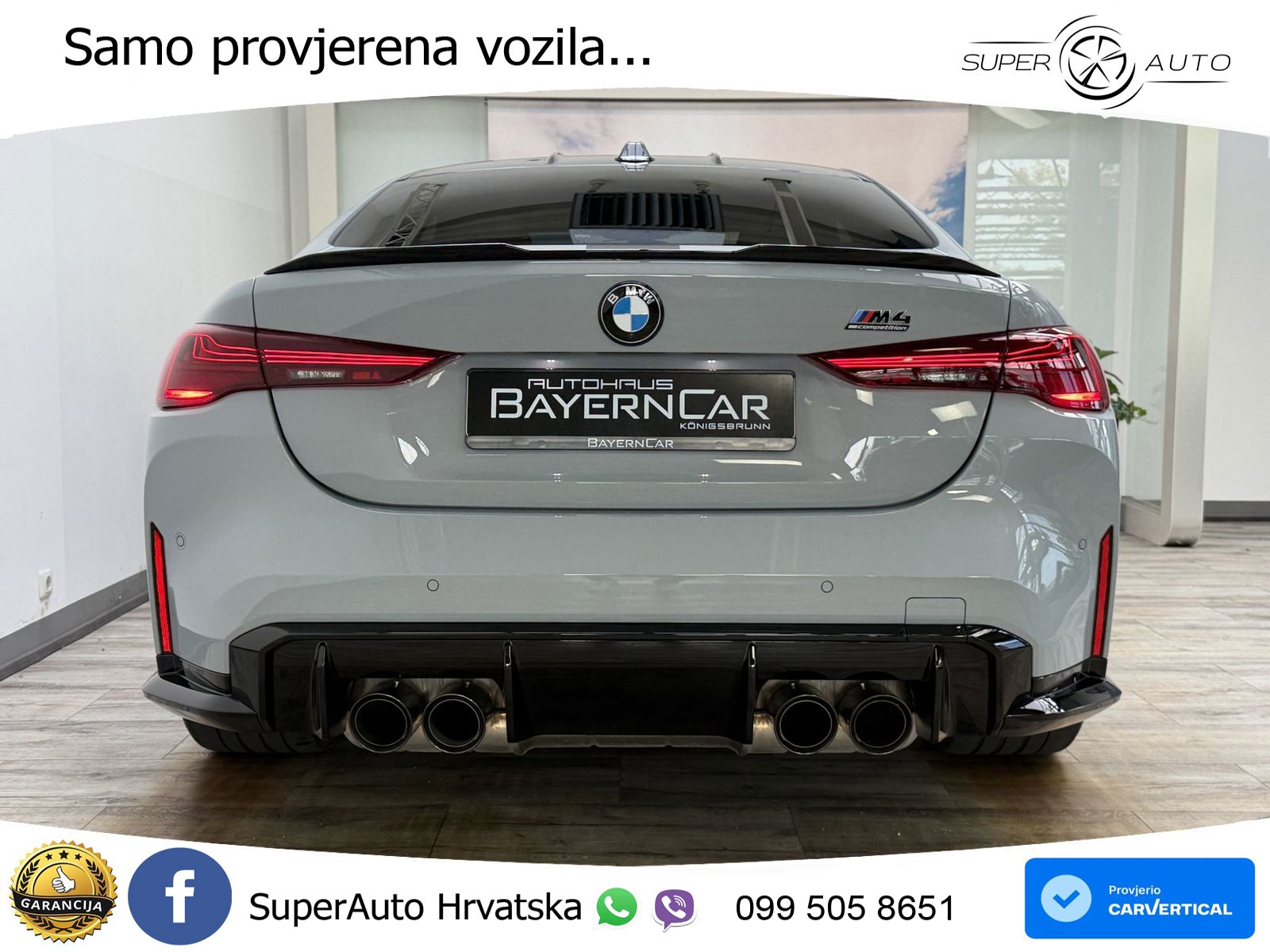 BMW M4 Competition 3.0 (530 KS) xDrive Steptronic LED+GR SJED+ACC