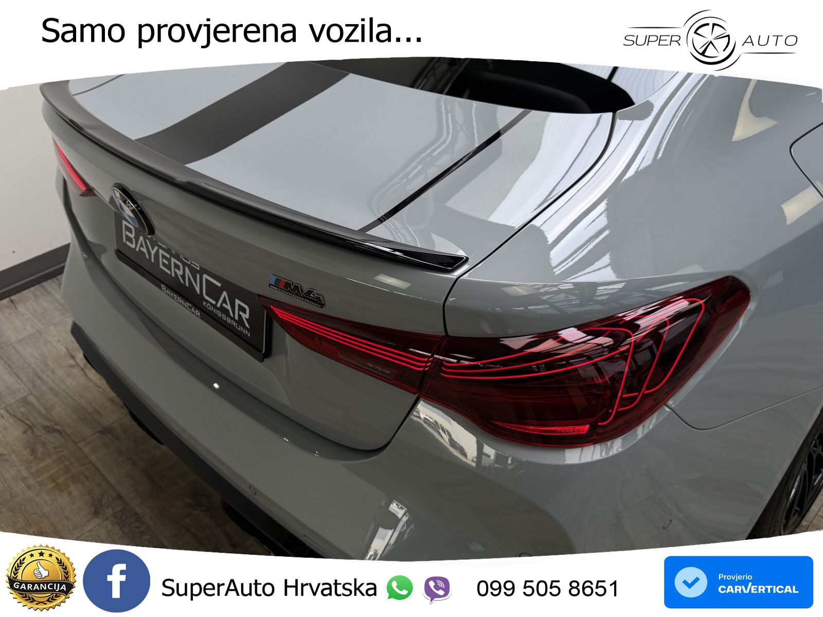 BMW M4 Competition 3.0 (530 KS) xDrive Steptronic LED+GR SJED+ACC