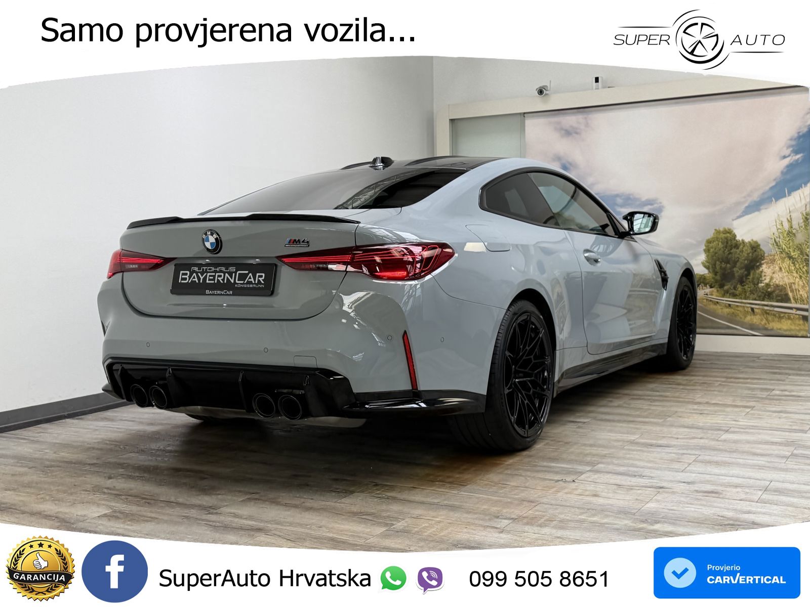 BMW M4 Competition 3.0 (530 KS) xDrive Steptronic LED+GR SJED+ACC
