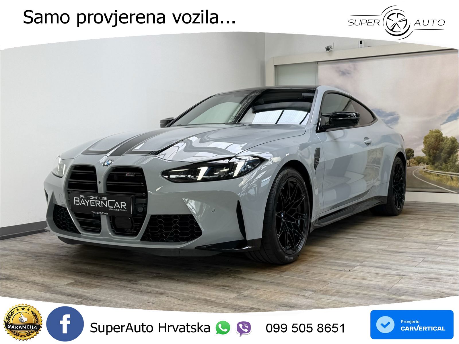 BMW M4 Competition 3.0 (530 KS) xDrive Steptronic LED+GR SJED+ACC