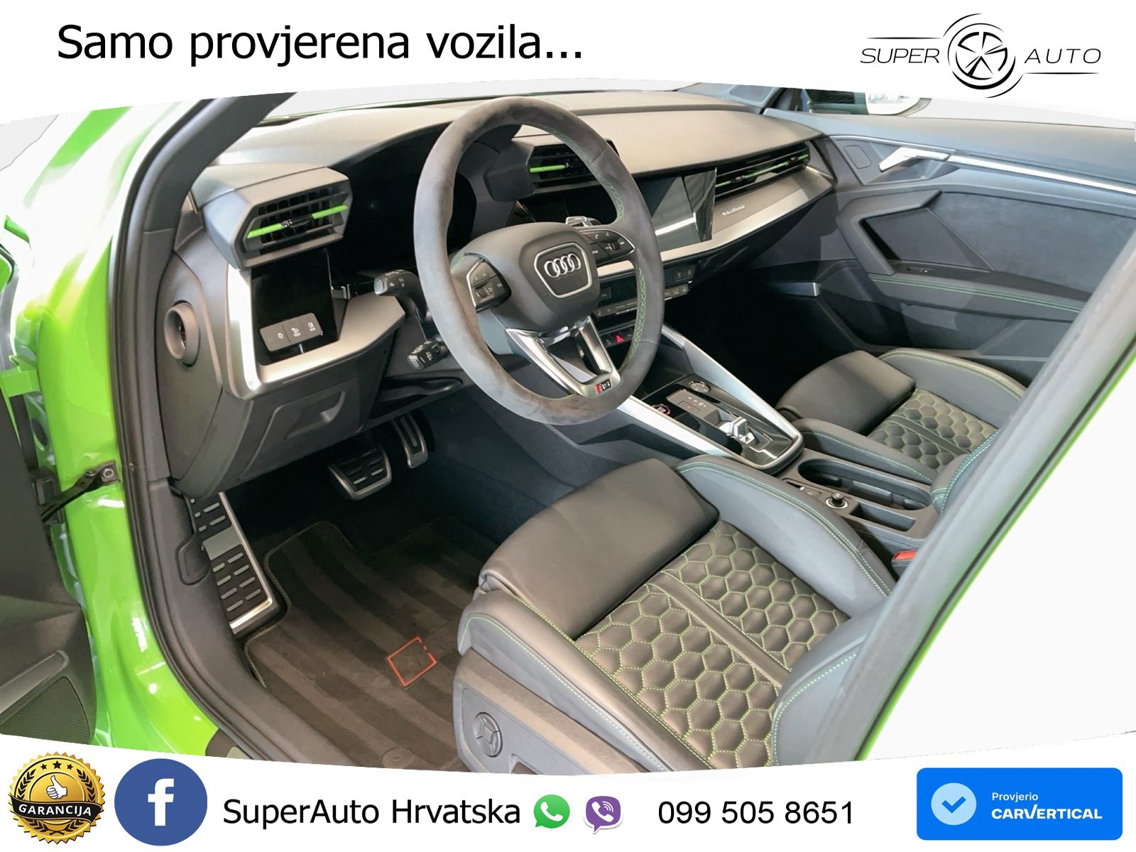 Audi RS3 Sedan 2.5 TFSI (400 KS) quattro S tronic LED+GR SJED+ACC
