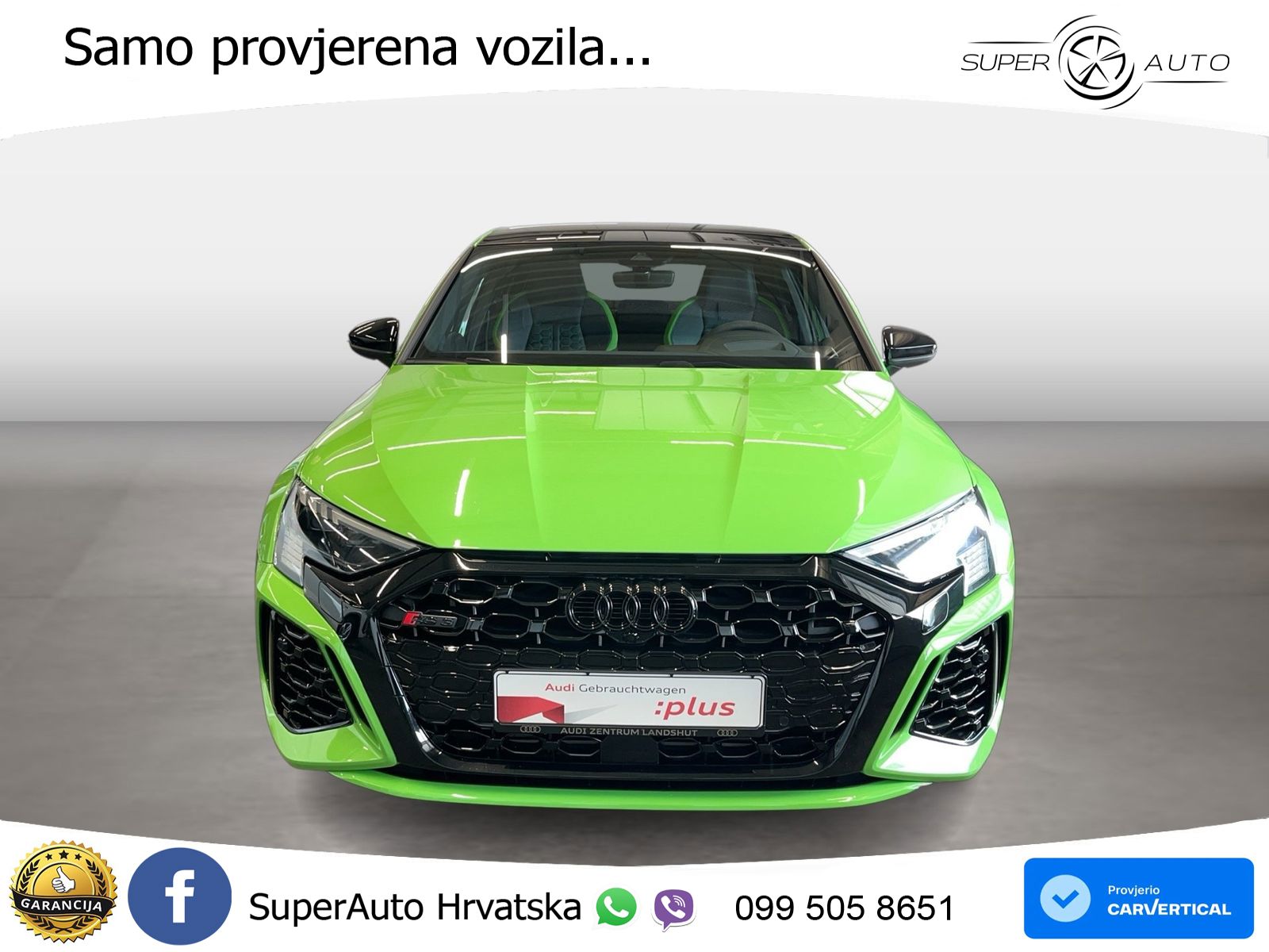 Audi RS3 Sedan 2.5 TFSI (400 KS) quattro S tronic LED+GR SJED+ACC