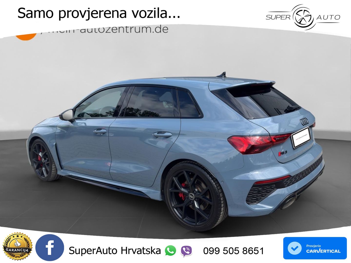 Audi RS3 Sportback 2.5 TFSI (400 KS) quattro S tronic LED+GR SJED+ACC
