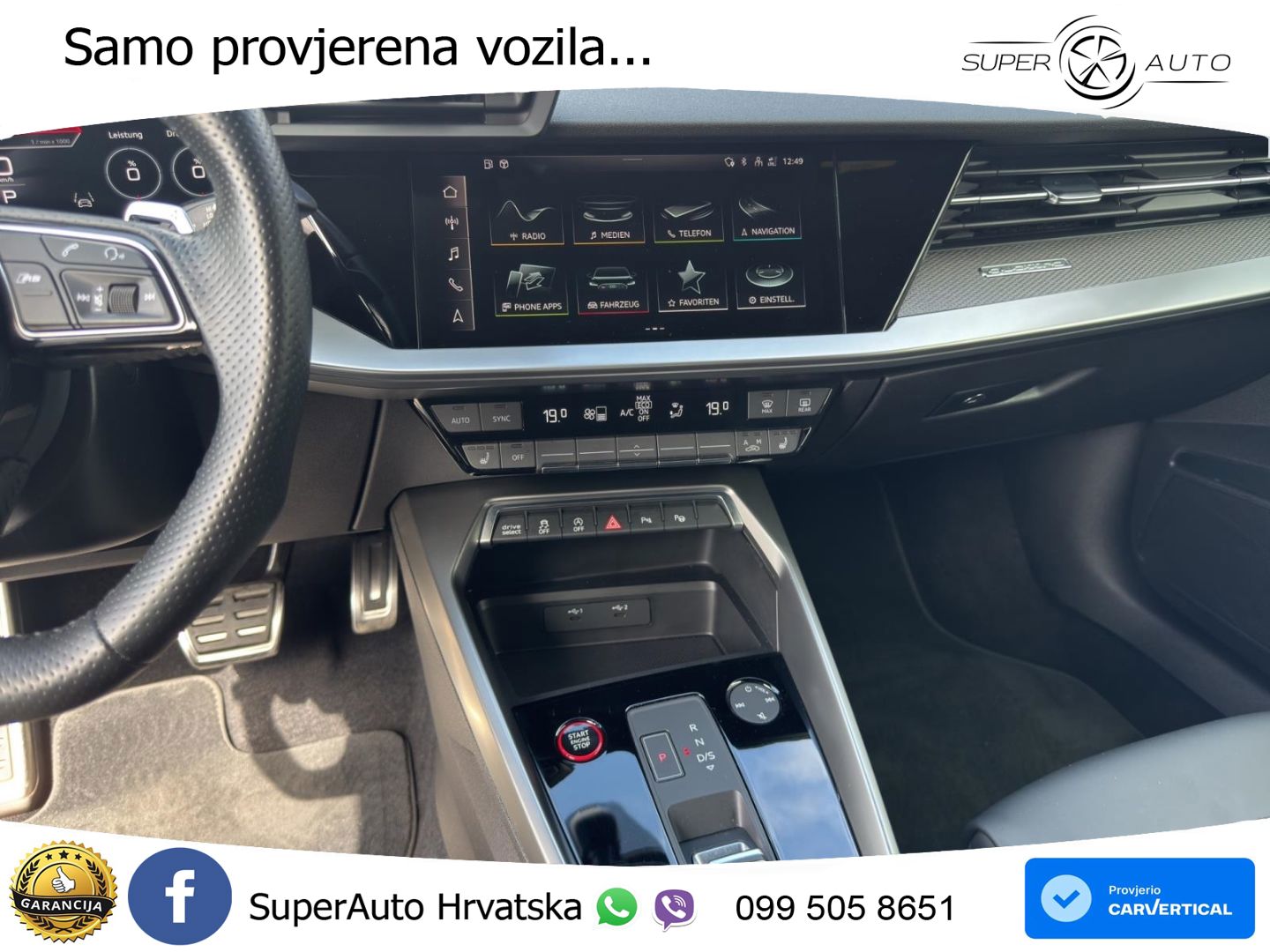 Audi RS3 Sportback 2.5 TFSI (400 KS) quattro S tronic LED+GR SJED+ACC