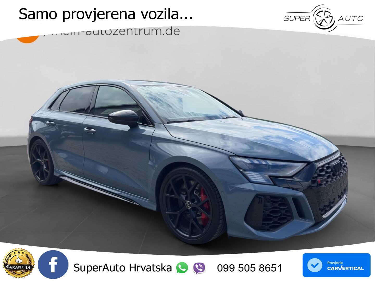 Audi RS3 Sportback 2.5 TFSI (400 KS) quattro S tronic LED+GR SJED+ACC
