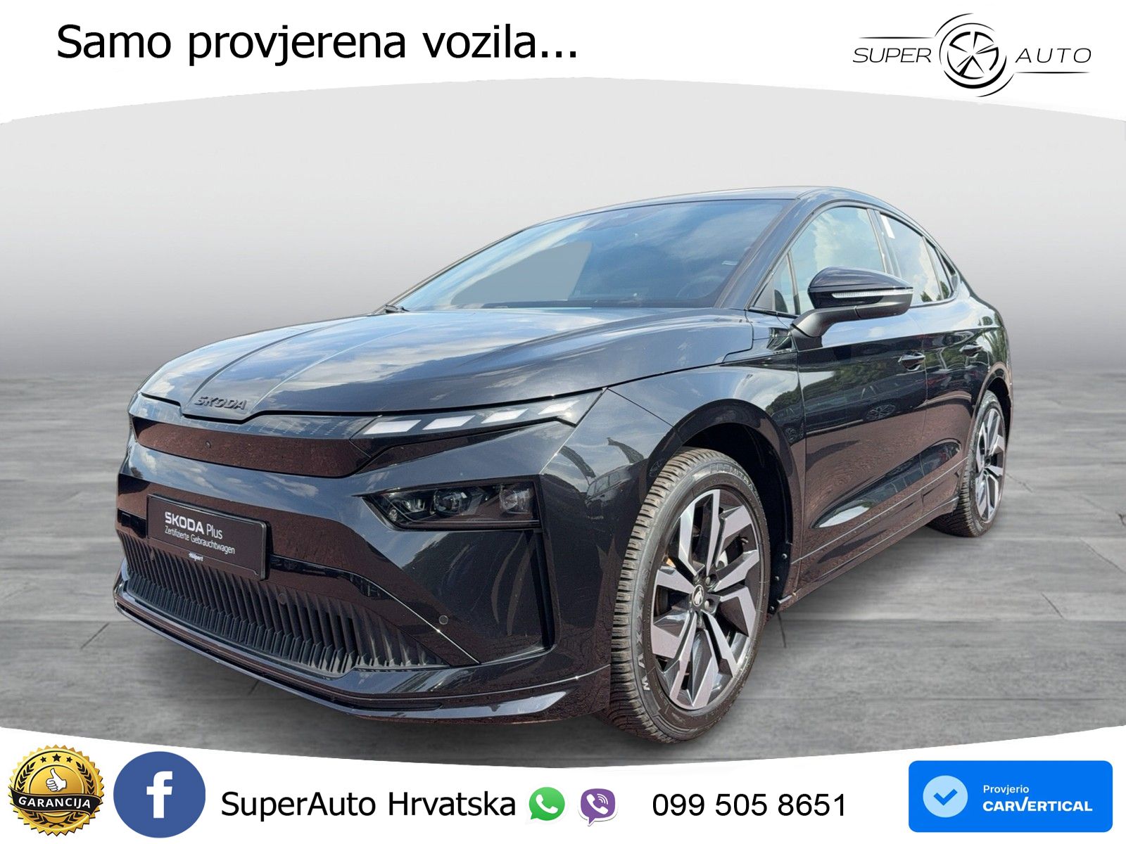 Škoda Enyaq Coupe iV 85 82 kWh (286 KS) SportLine LED+GR SJED+ACC