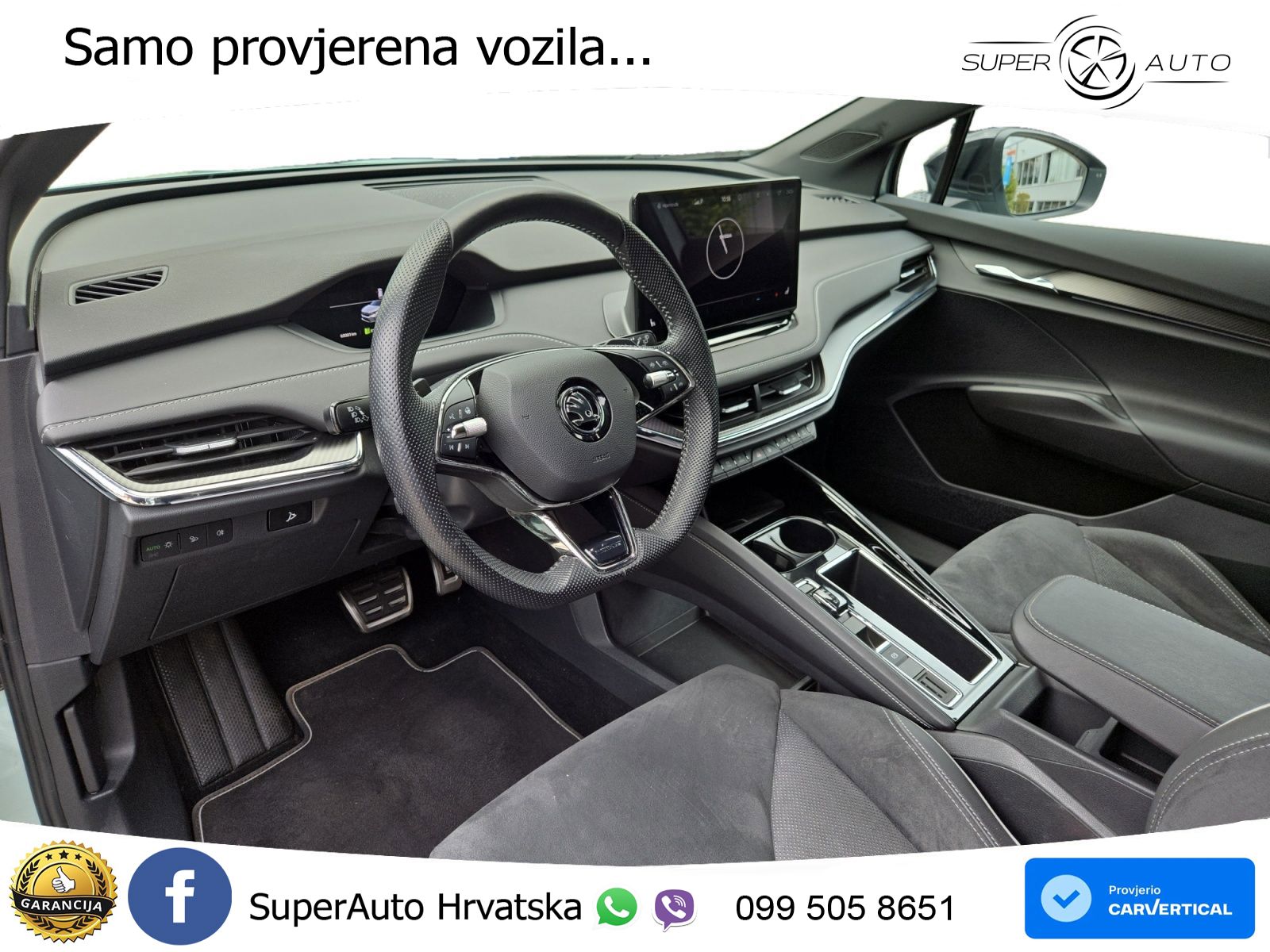 Škoda Enyaq iV 80 82 kWh (204 KS) SportLine LED+GR SJED+ACC