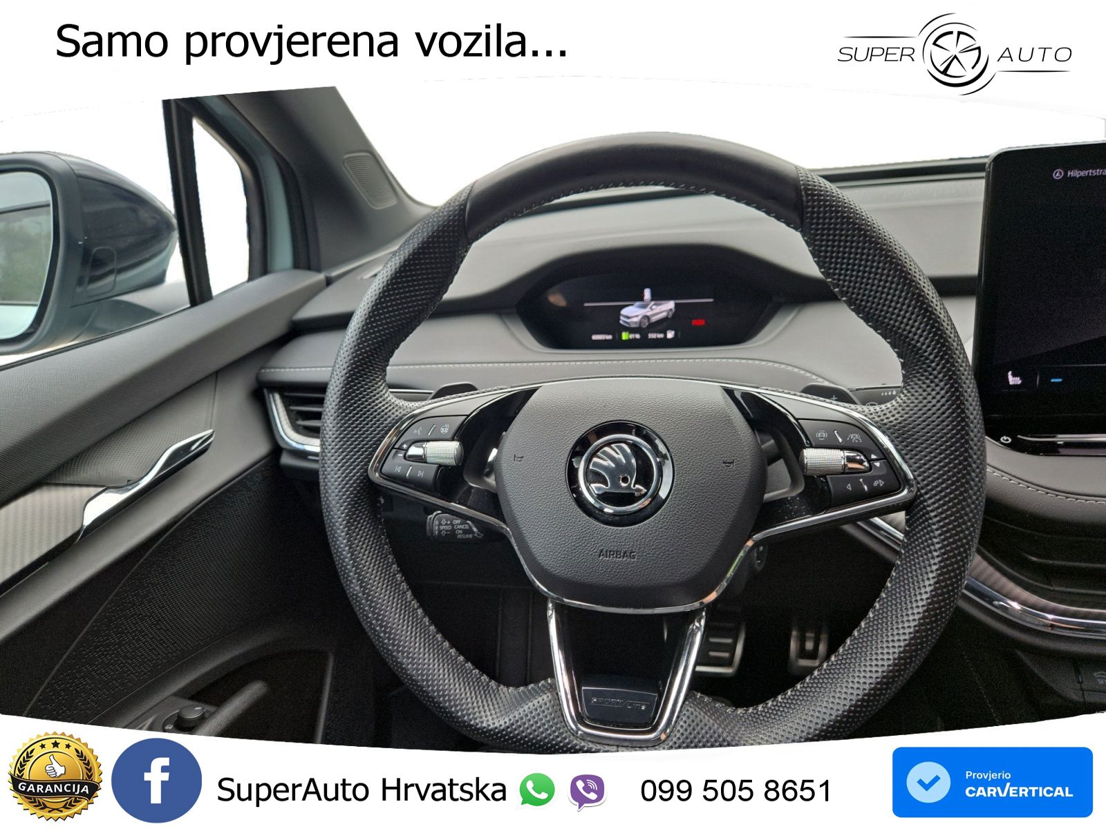 Škoda Enyaq iV 80 82 kWh (204 KS) SportLine LED+GR SJED+ACC