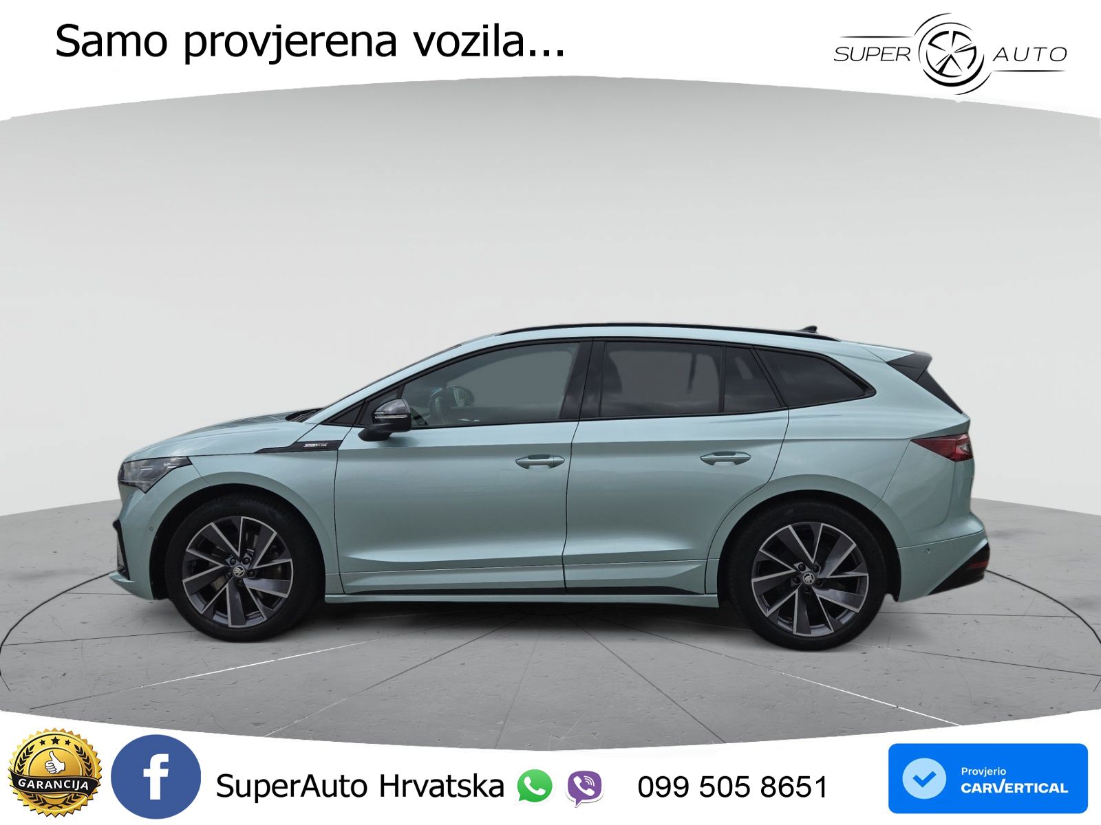 Škoda Enyaq iV 80 82 kWh (204 KS) SportLine LED+GR SJED+ACC