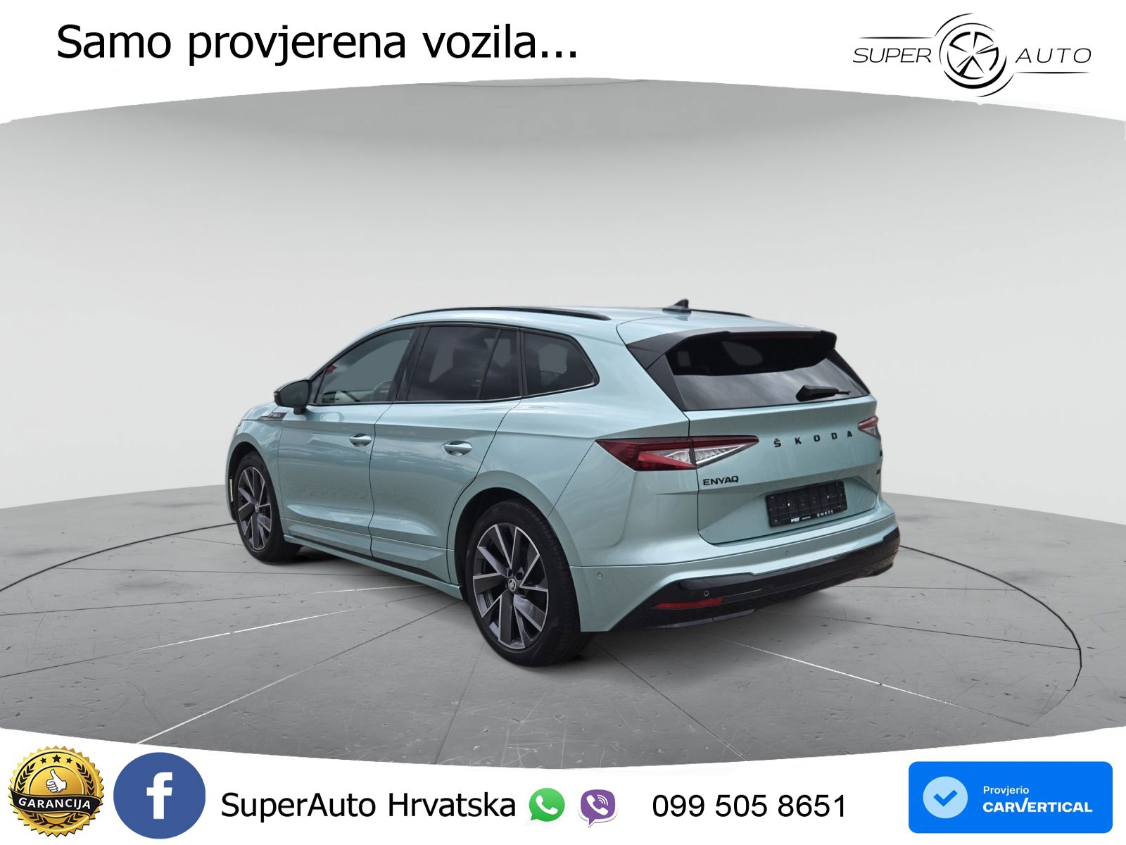 Škoda Enyaq iV 80 82 kWh (204 KS) SportLine LED+GR SJED+ACC