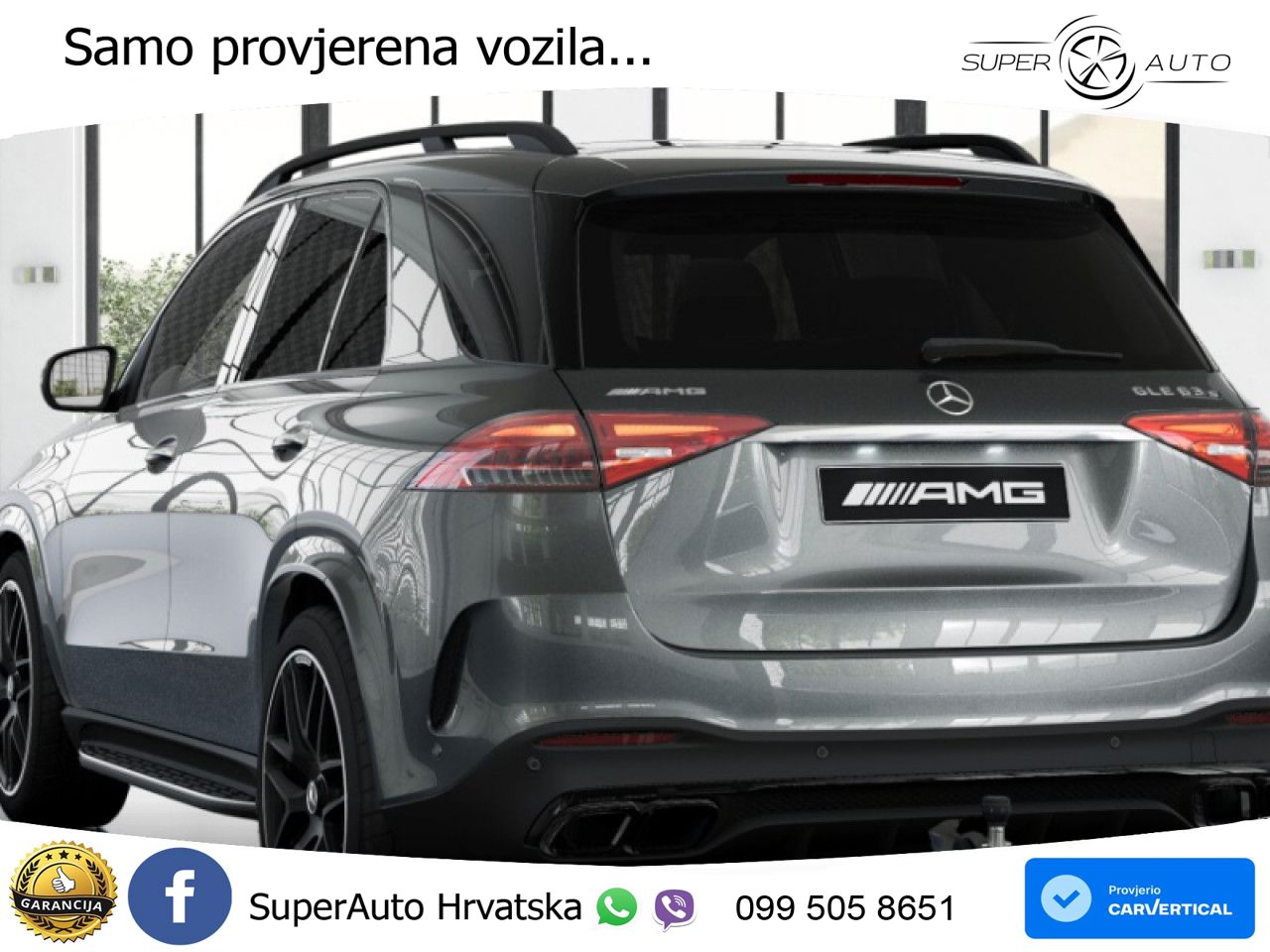 Mercedes AMG GLE 63 S V8 (612 KS) EQ Boost 4MATIC+ AMG SPEEDSHIFT TCT 9G LED+GR SJED+ACC